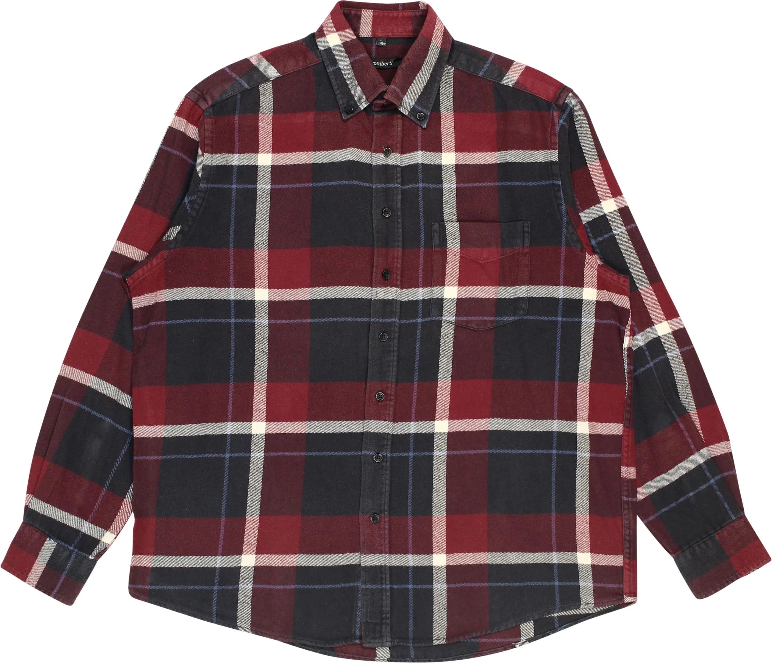 C. Comberti - Checked Flannel- ThriftTale.com - Vintage and second handclothing