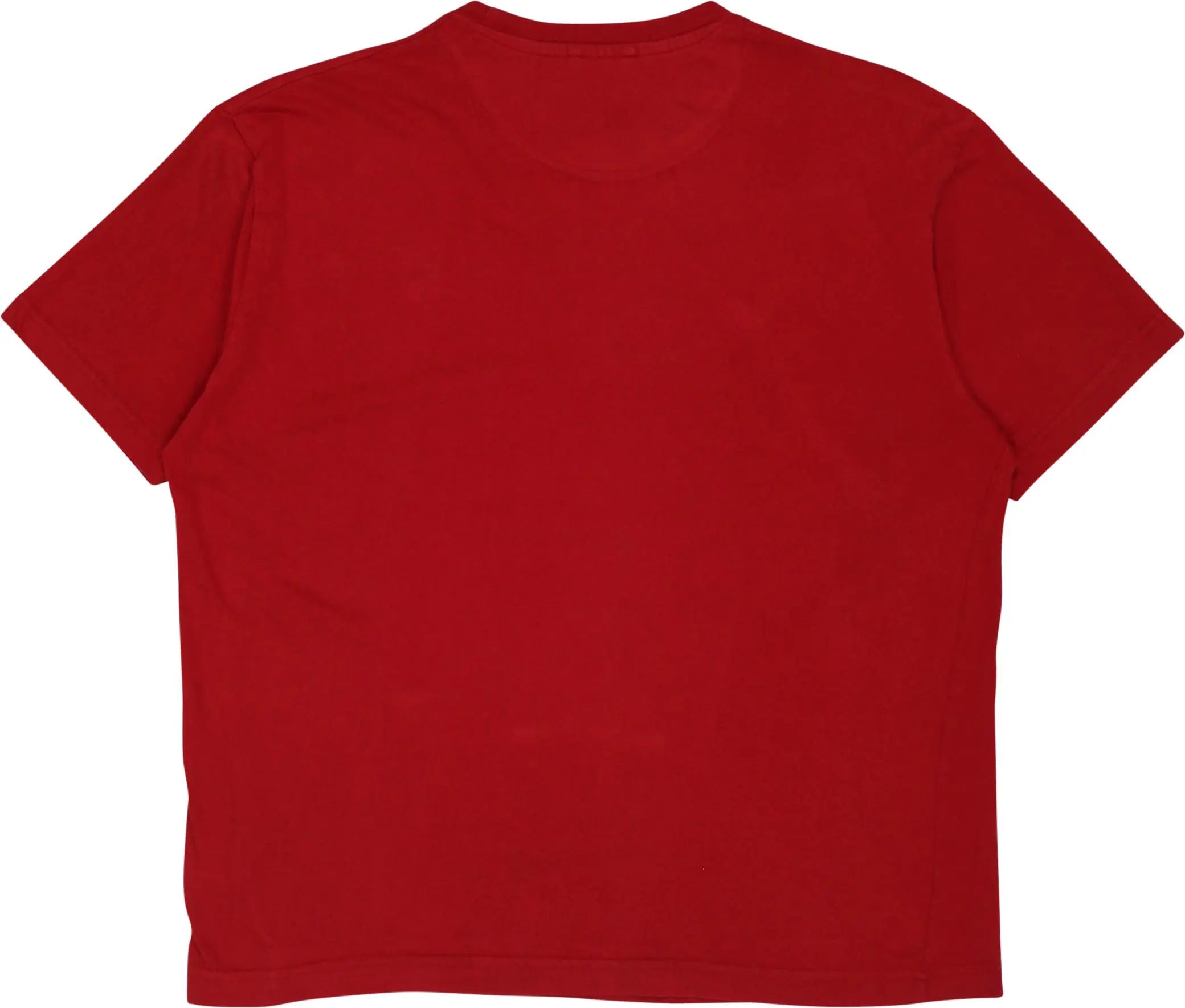 C. Comberti - Red T-shirt by C. Comberti- ThriftTale.com - Vintage and second handclothing