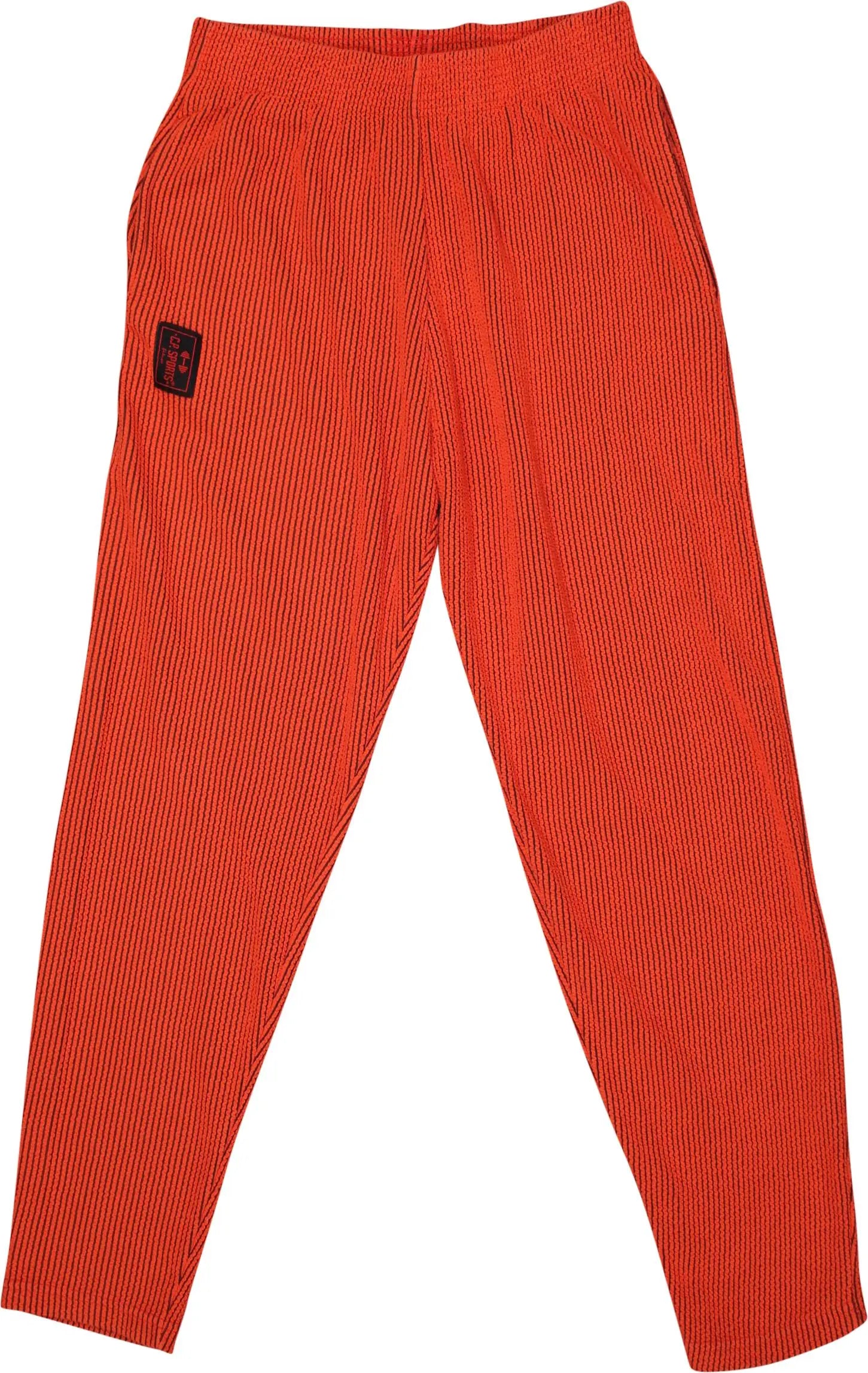 C.P. Sports - Orange Joggers- ThriftTale.com - Vintage and second handclothing
