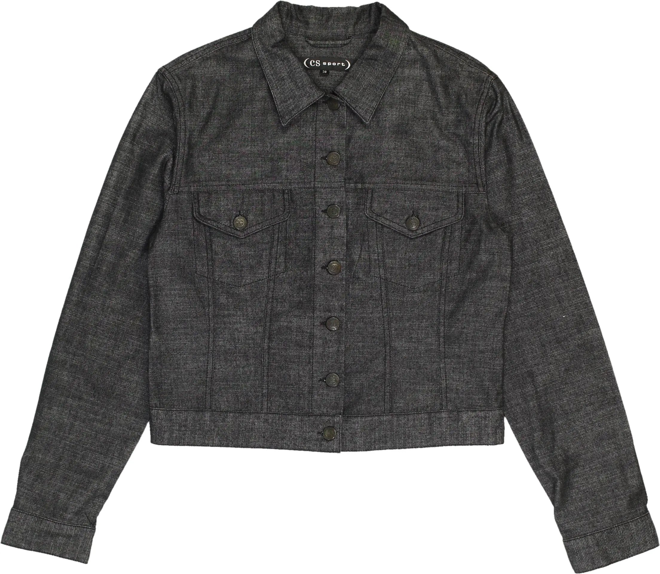 CS Sport - Grey Denim Jacket- ThriftTale.com - Vintage and second handclothing