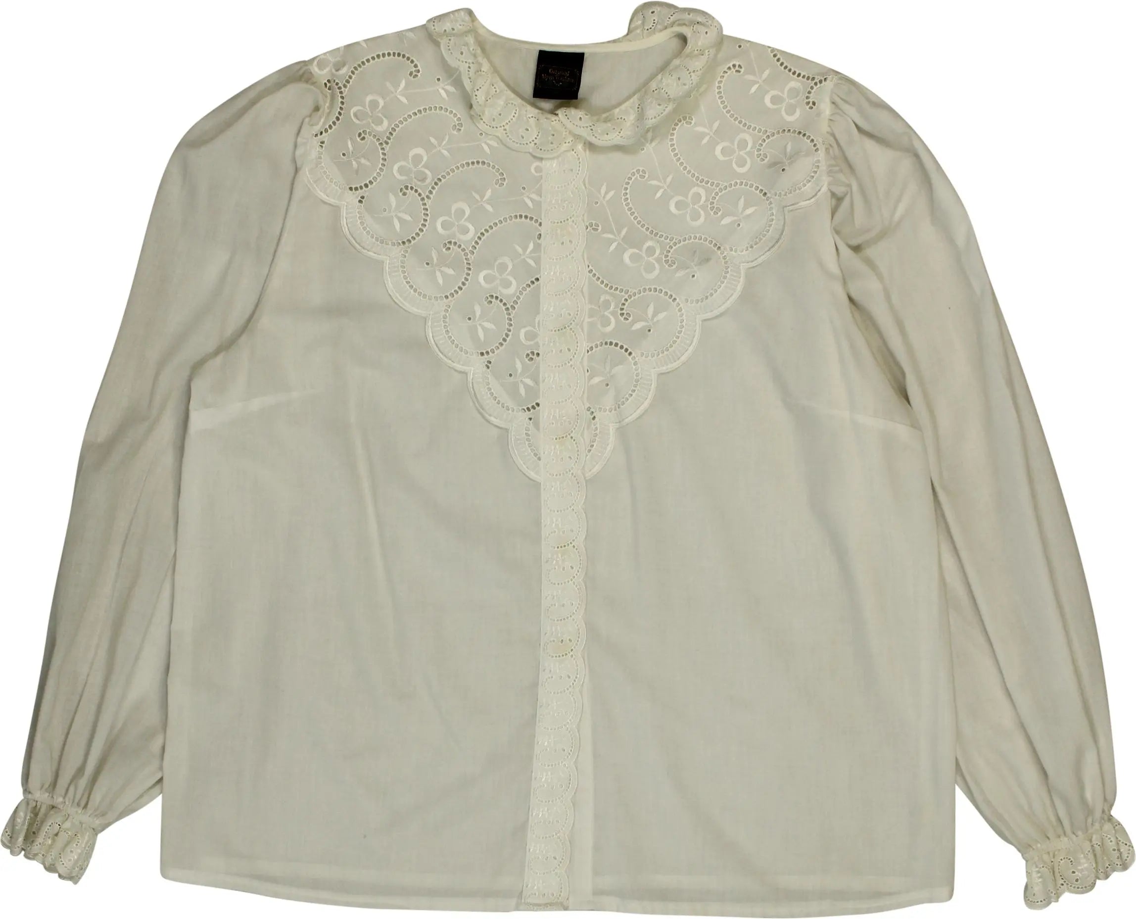 C&A - 80s Embroidered Blouse- ThriftTale.com - Vintage and second handclothing