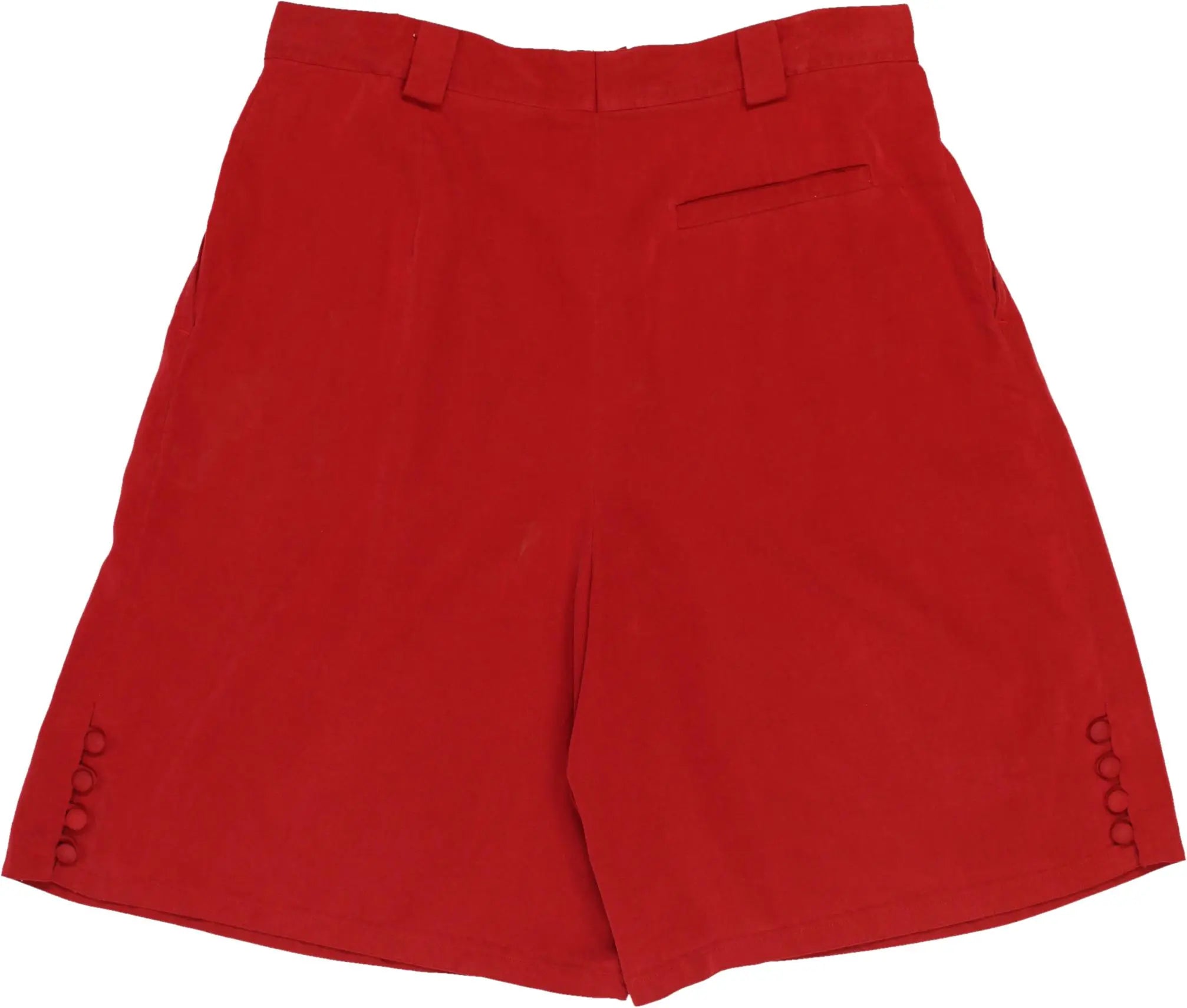 C&A - 80s Red Shorts- ThriftTale.com - Vintage and second handclothing