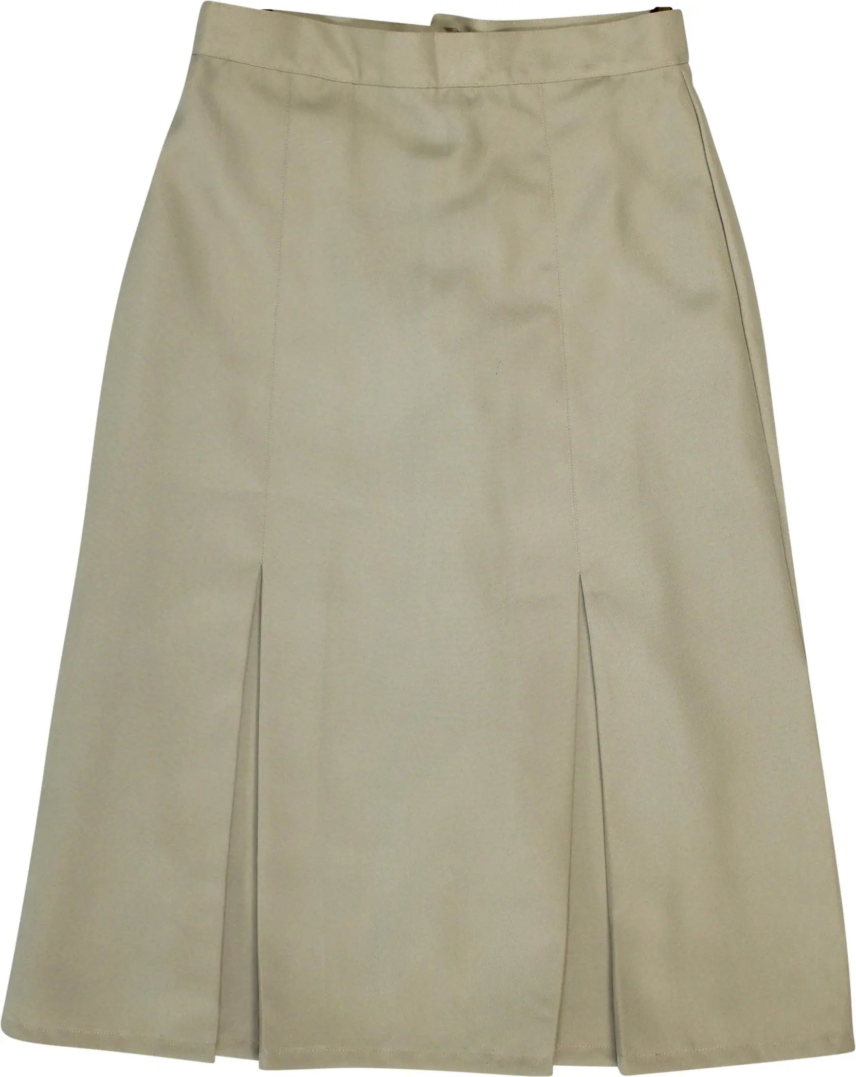 C&A - Beige Midi Skirt- ThriftTale.com - Vintage and second handclothing