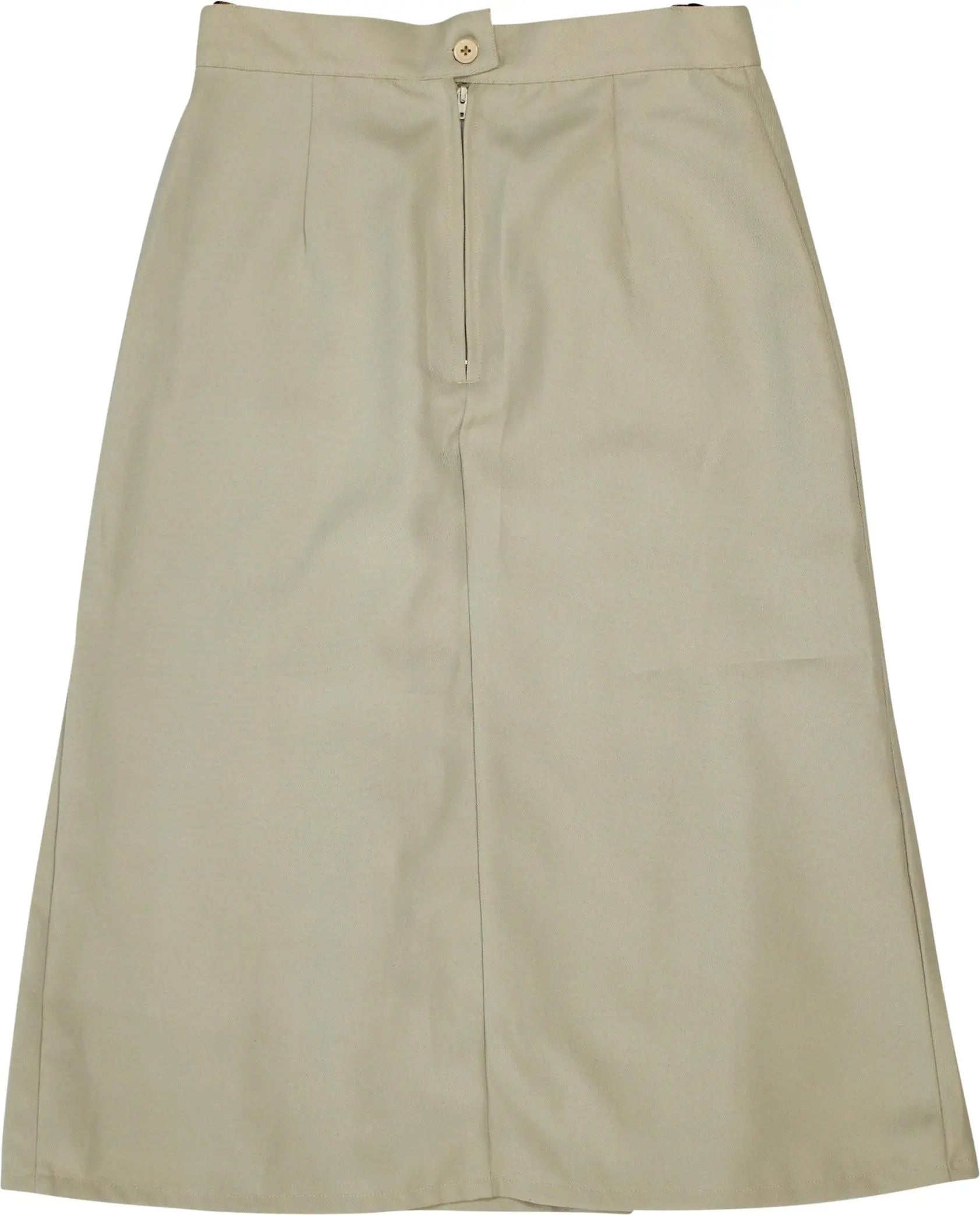 C&A - Beige Midi Skirt- ThriftTale.com - Vintage and second handclothing