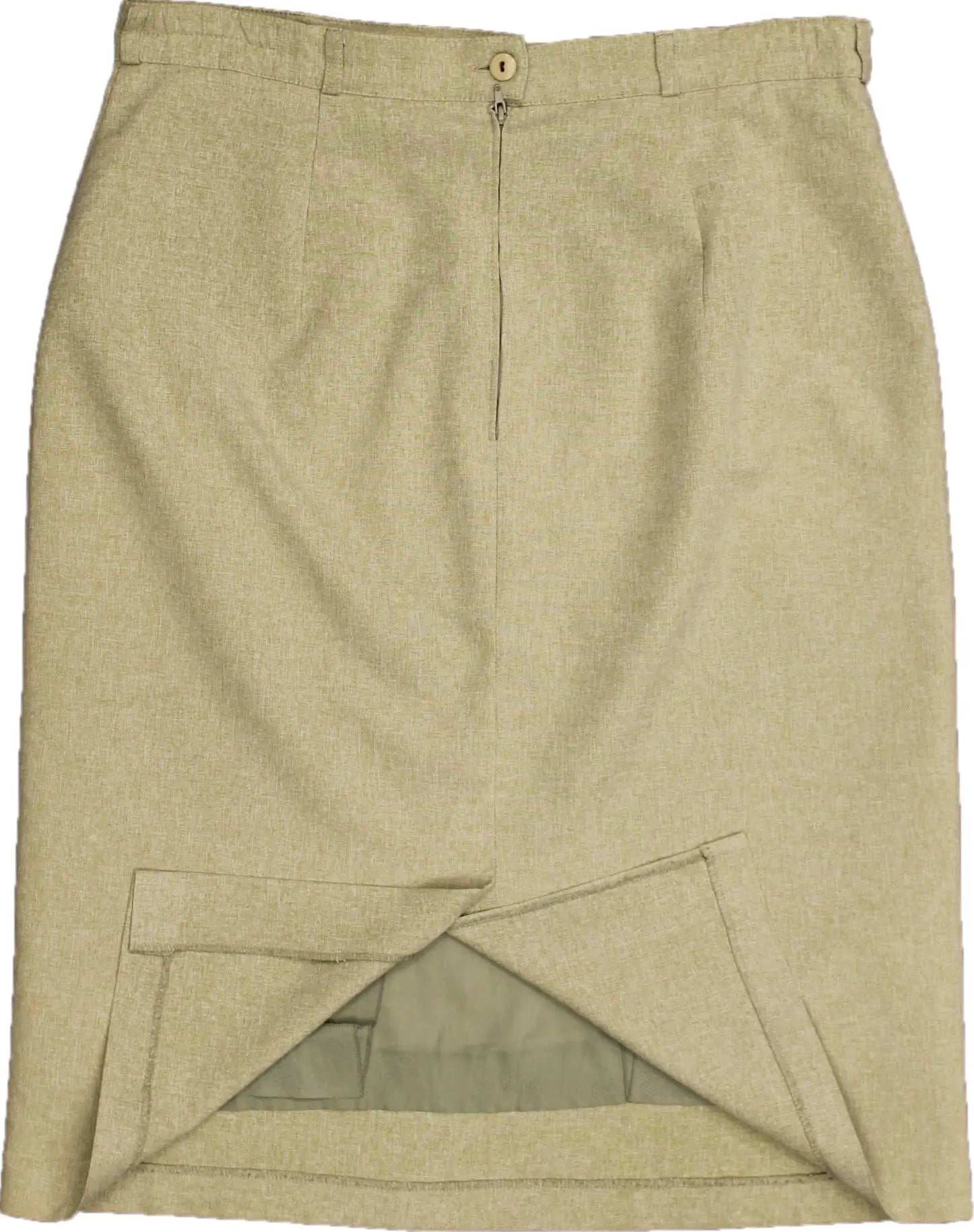C&A - Beige Skirt- ThriftTale.com - Vintage and second handclothing