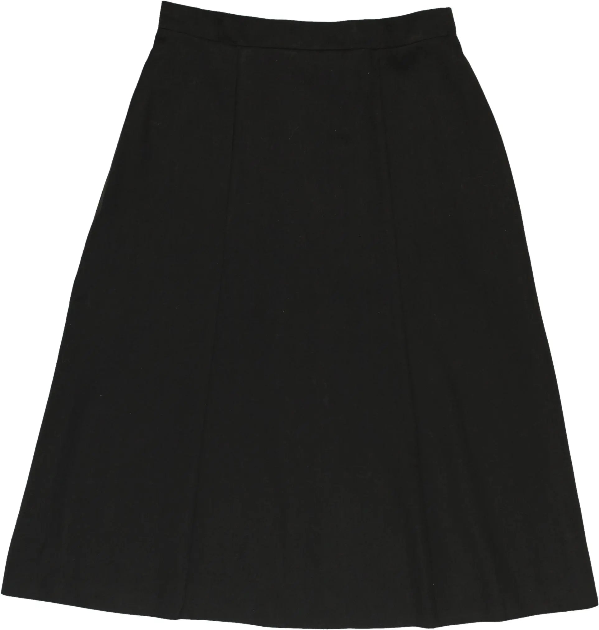 C&A - Black A-line skirt- ThriftTale.com - Vintage and second handclothing