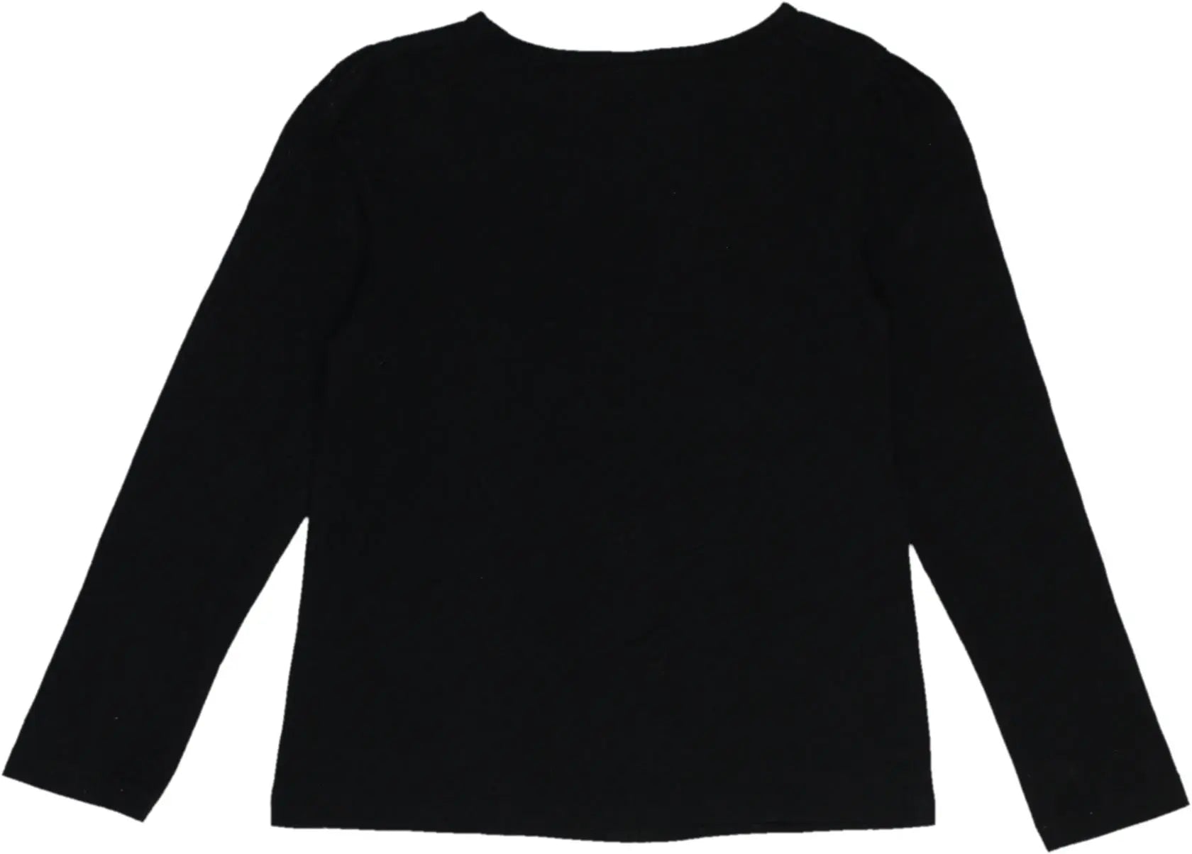 C&A - Black Long Sleeve Shirt- ThriftTale.com - Vintage and second handclothing
