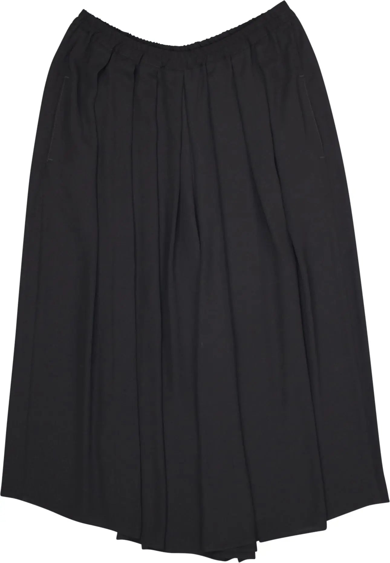 C&A - Black Midi Skirt- ThriftTale.com - Vintage and second handclothing