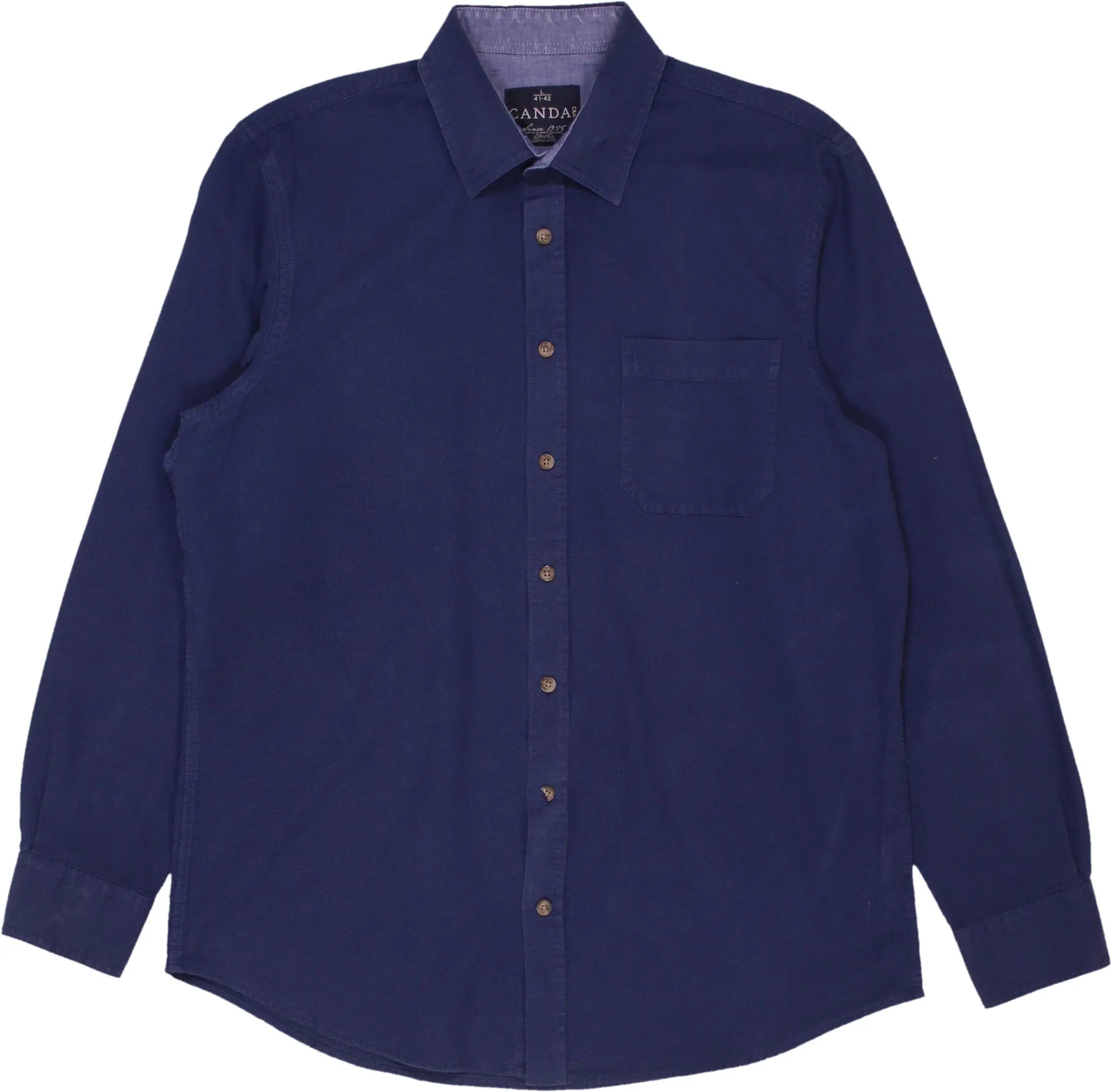 C&A - Blue Shirt- ThriftTale.com - Vintage and second handclothing