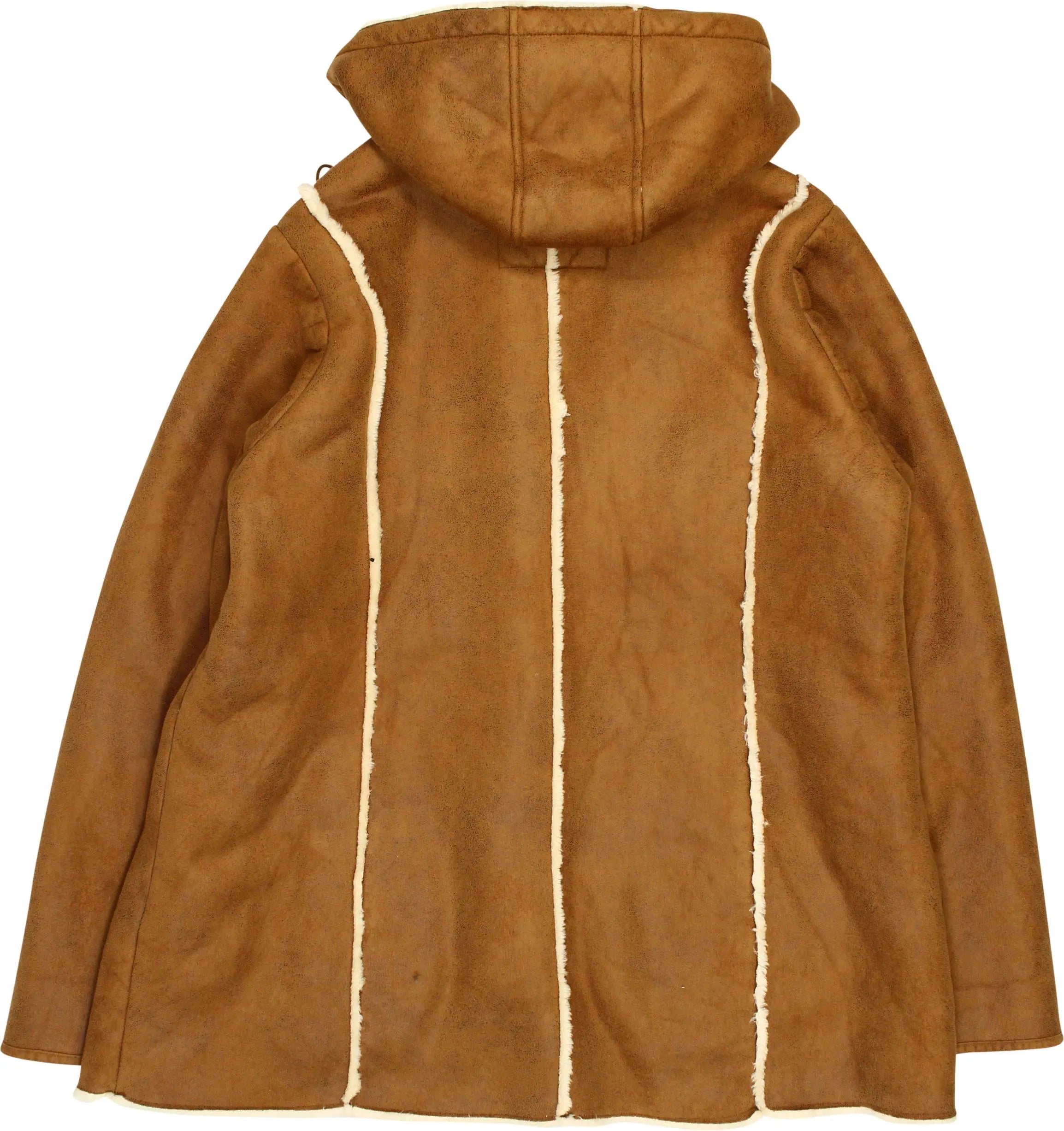 C&A - Brown Lammy Coat- ThriftTale.com - Vintage and second handclothing