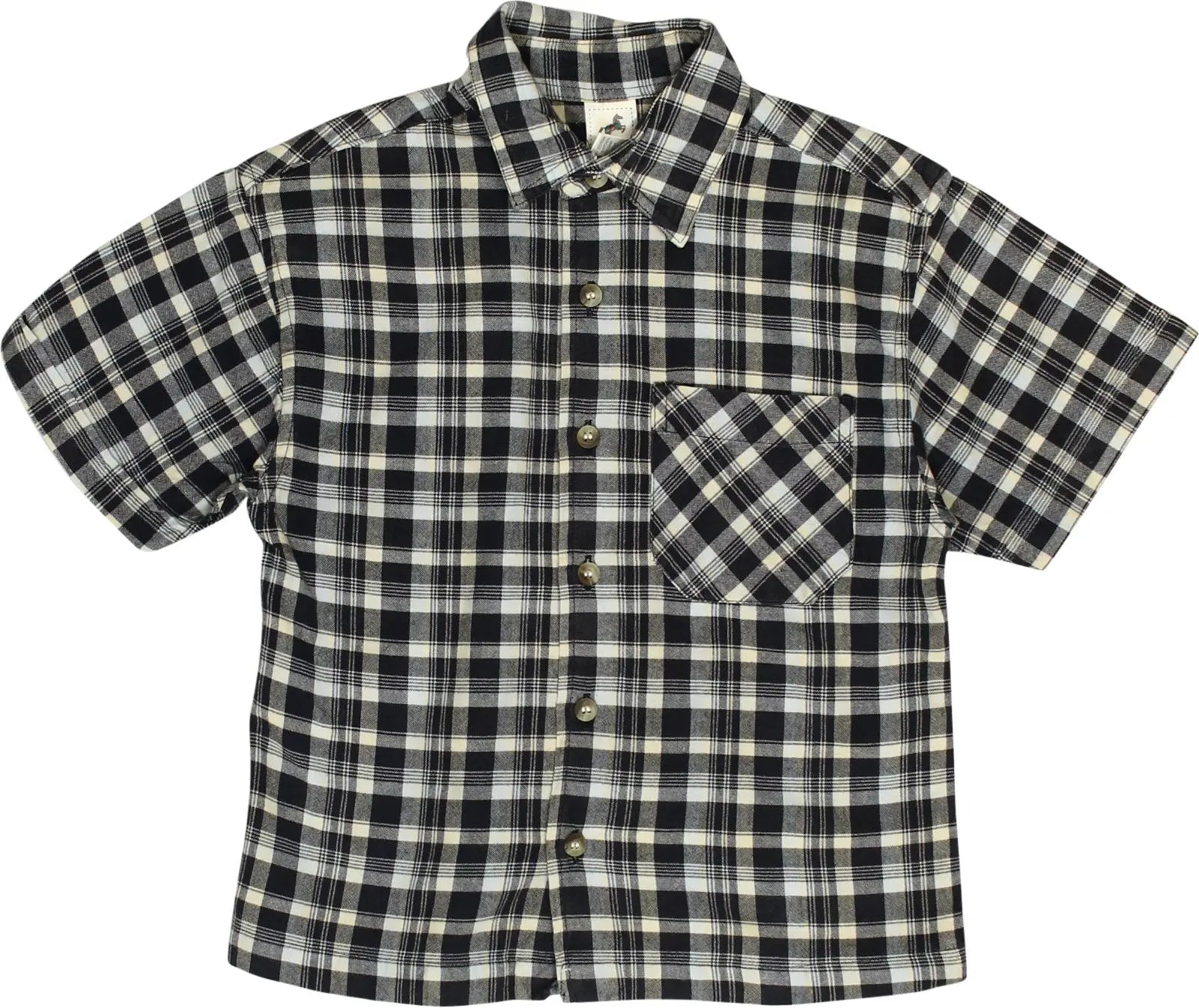 C&A - Checked Short Sleeve Shirt- ThriftTale.com - Vintage and second handclothing