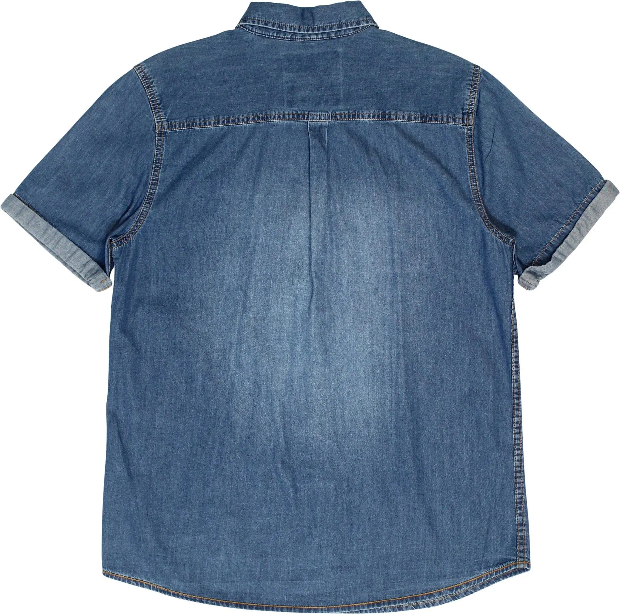 C&A - Denim Short Sleeve Shirt- ThriftTale.com - Vintage and second handclothing