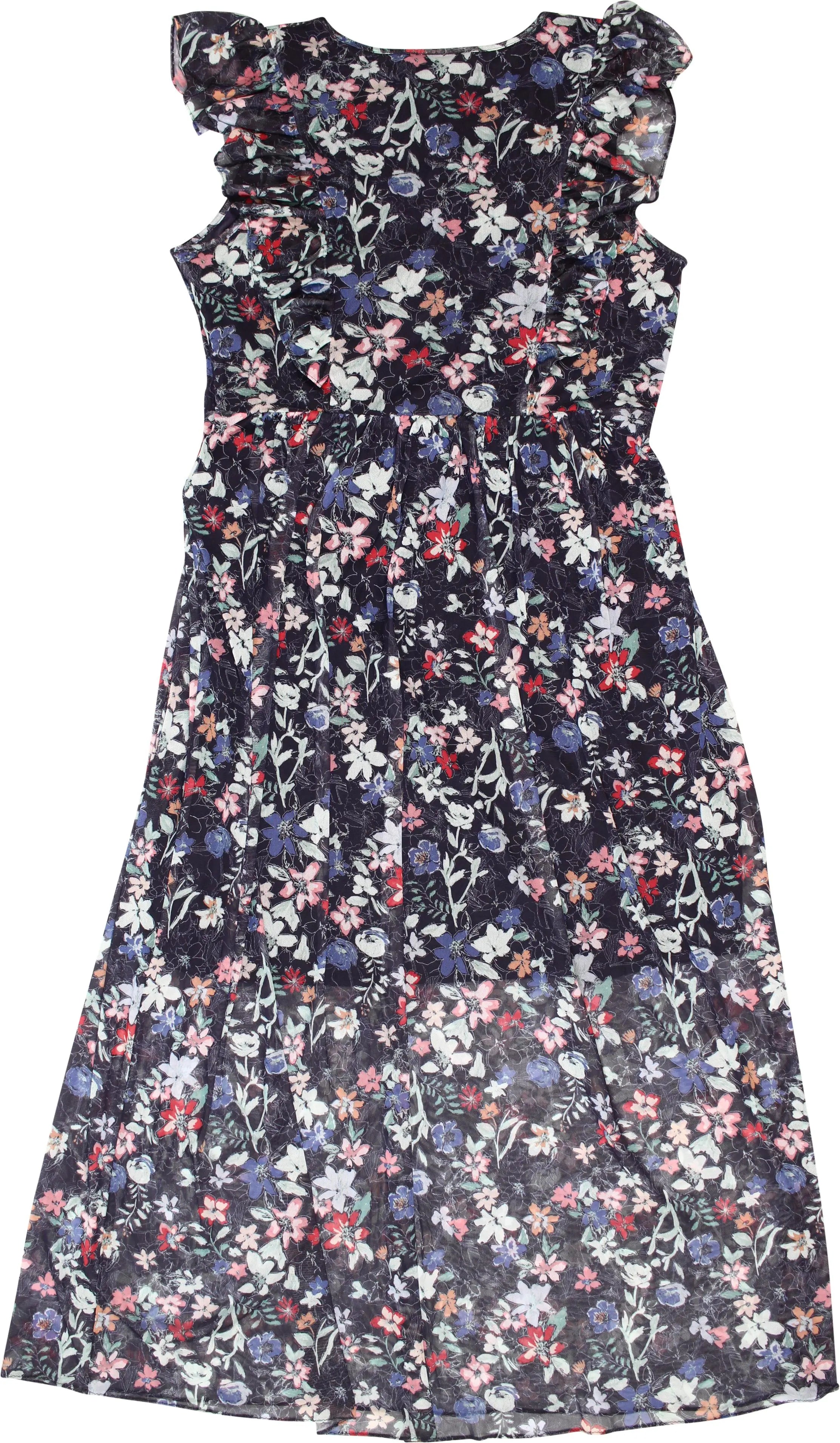 C&A - Floral Dress- ThriftTale.com - Vintage and second handclothing