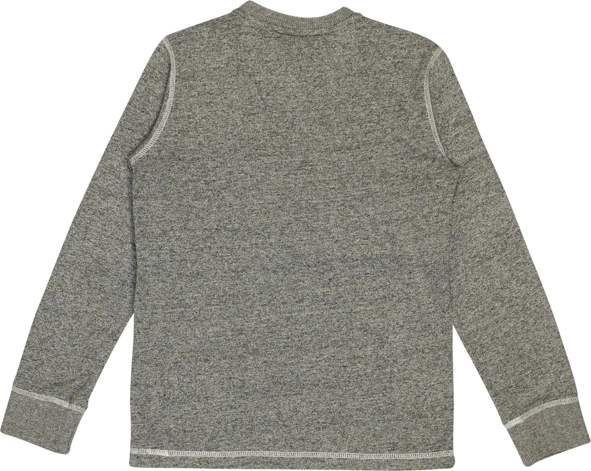 C&A - Grey Long Sleeve T-shirt- ThriftTale.com - Vintage and second handclothing