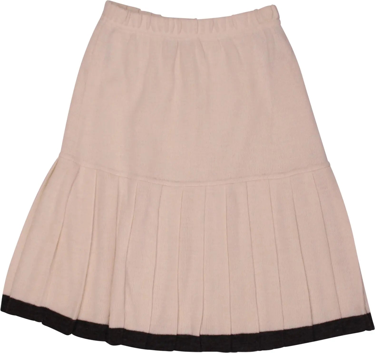 C&A - Knitted Pleated Skirt by Yessica- ThriftTale.com - Vintage and second handclothing