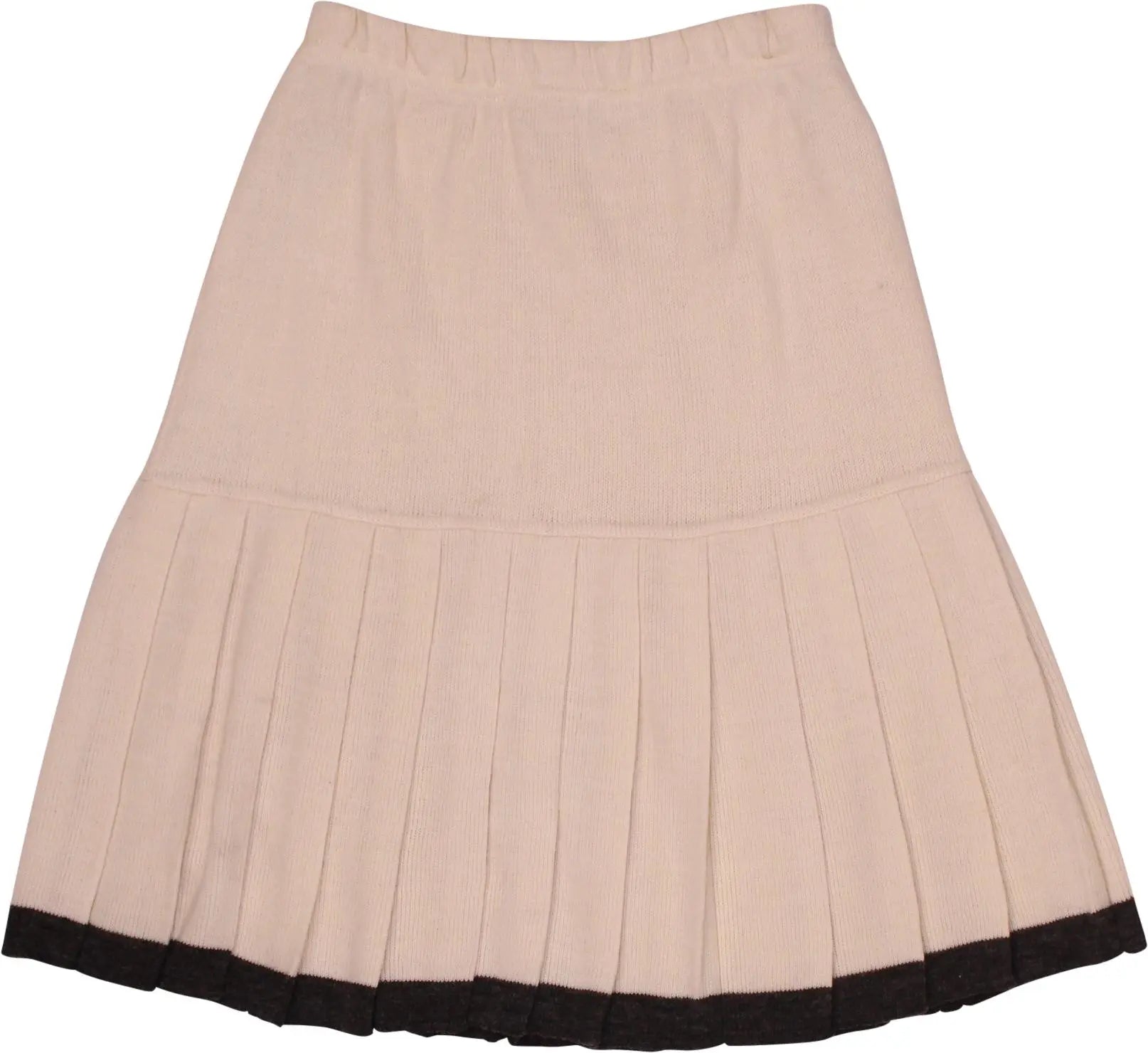 C&A - Knitted Pleated Skirt by Yessica- ThriftTale.com - Vintage and second handclothing