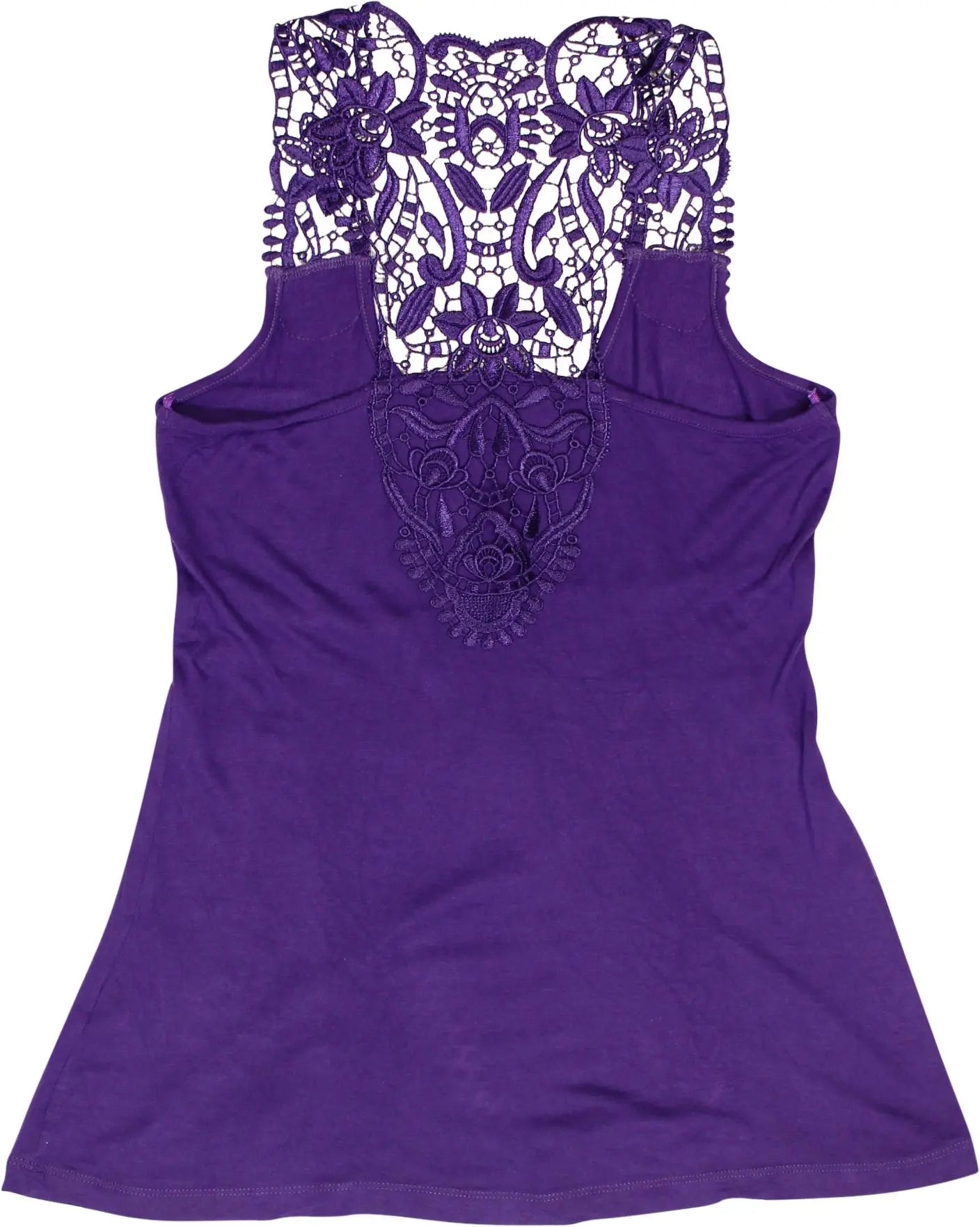 C&A - Purple Top- ThriftTale.com - Vintage and second handclothing