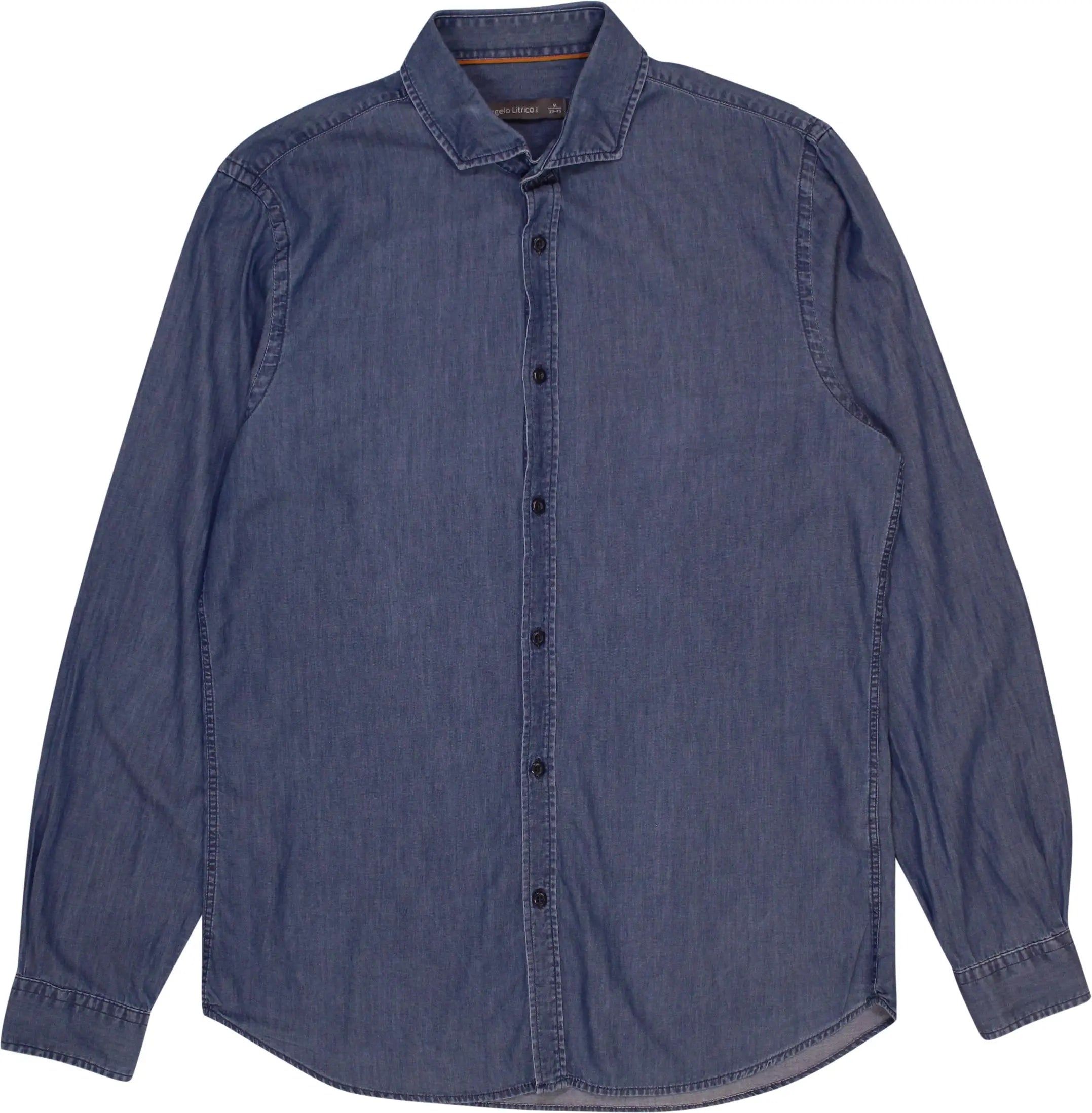 C&A - Slim Fit Denim Shirt- ThriftTale.com - Vintage and second handclothing
