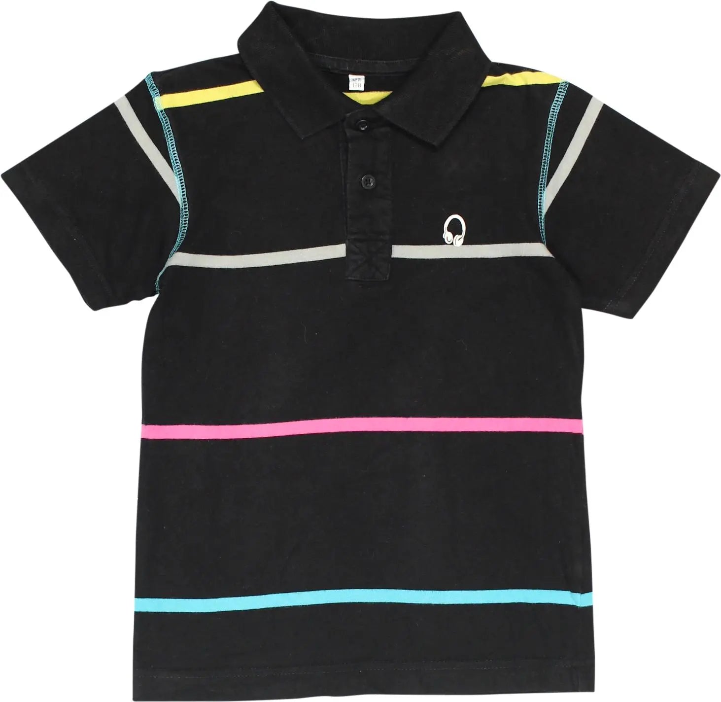 C&A - Striped Polo Shirt- ThriftTale.com - Vintage and second handclothing