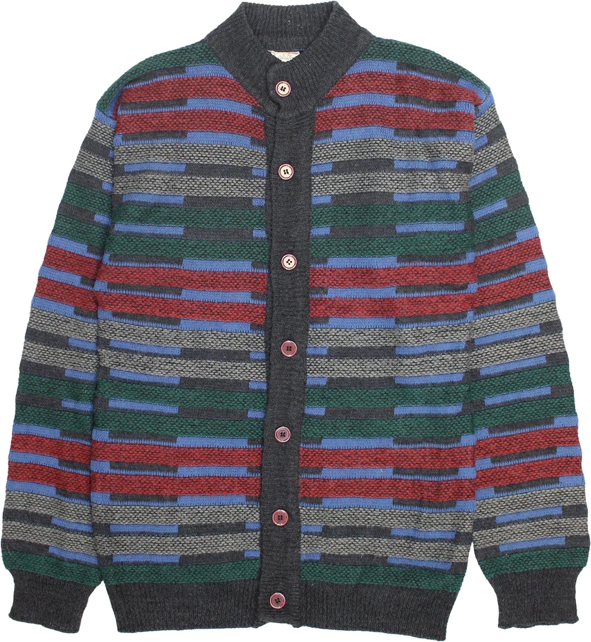C&A - Striped Wool Blend Cardigan- ThriftTale.com - Vintage and second handclothing