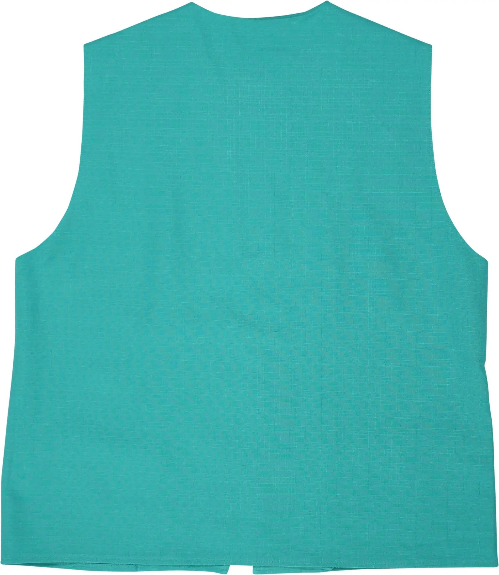 C&A - Turquoise Gilet- ThriftTale.com - Vintage and second handclothing