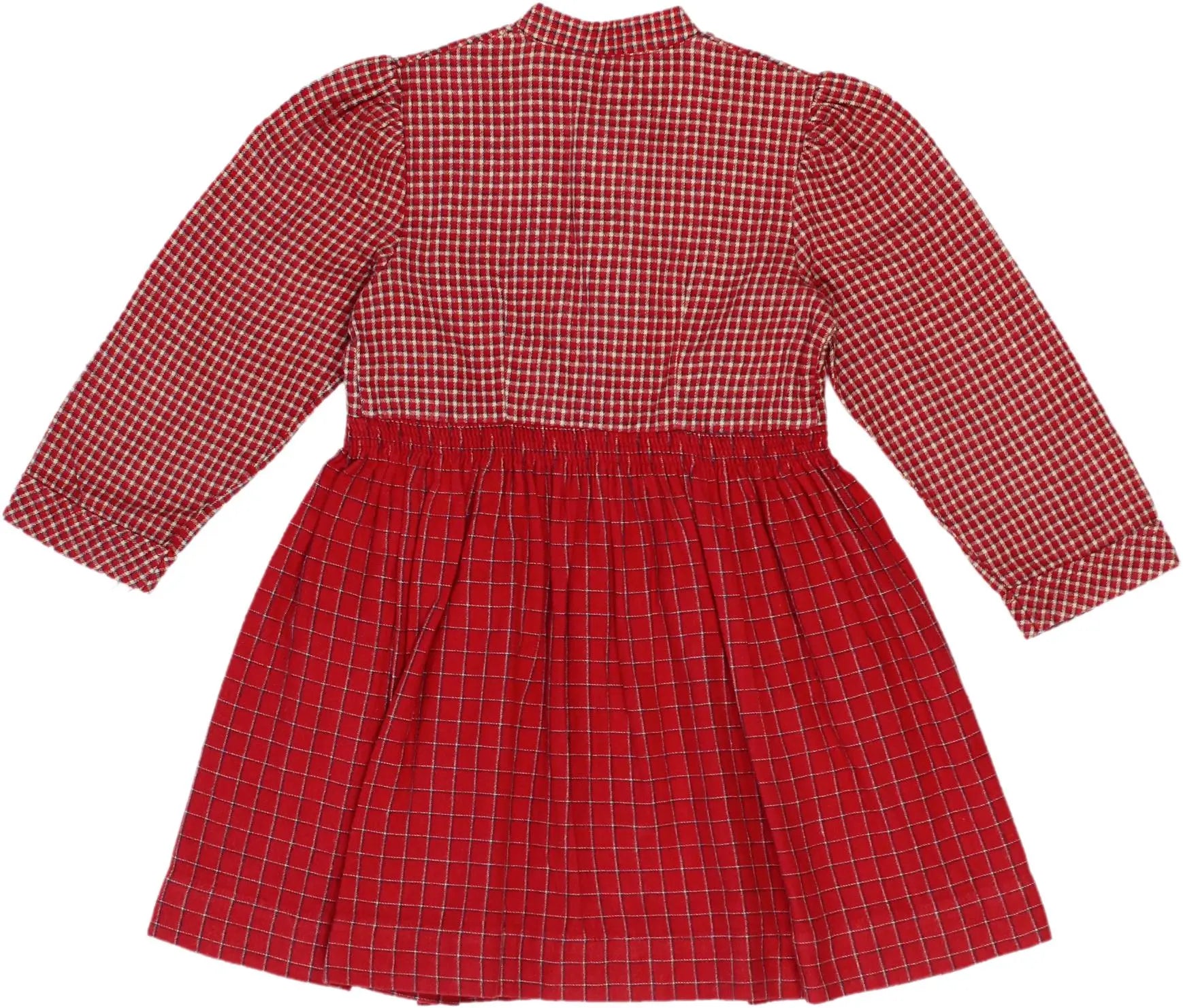C&A - Vintage Checked Dress by C&A- ThriftTale.com - Vintage and second handclothing