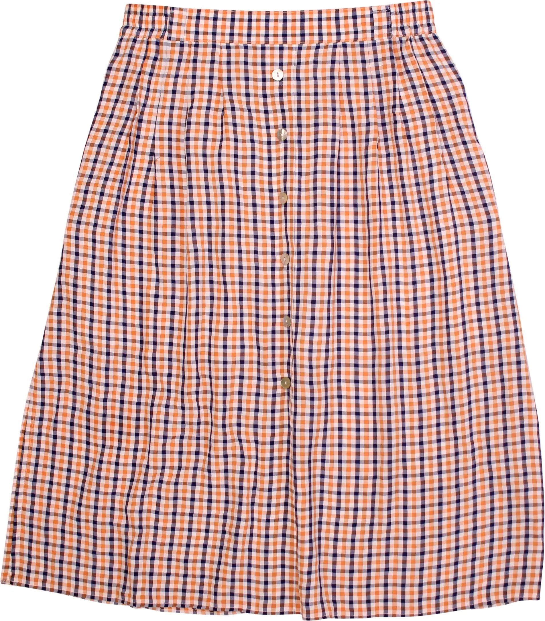 C&A - Vintage Checked Skirt by Yessica- ThriftTale.com - Vintage and second handclothing