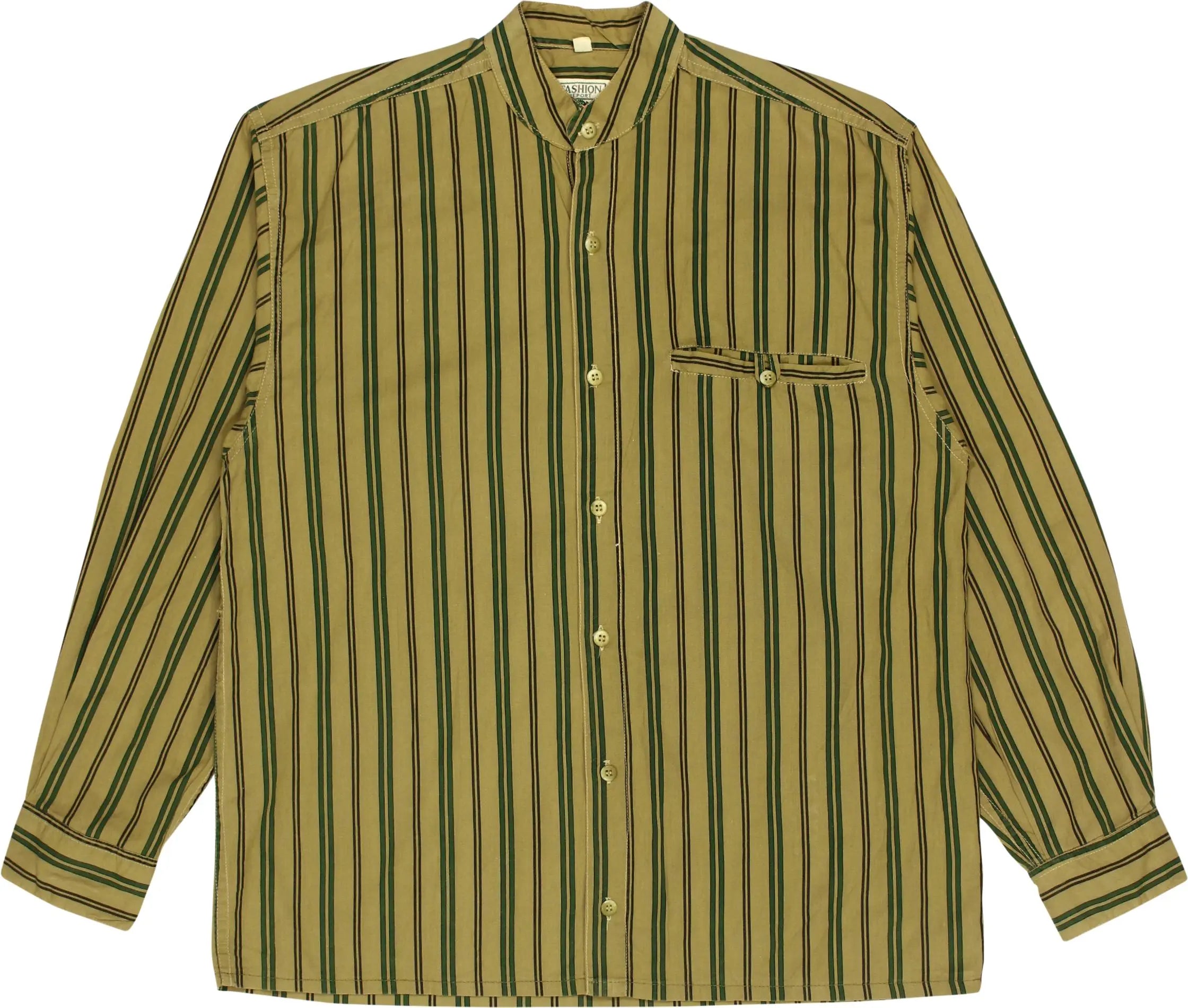 C&A - Vintage Green Striped Shirt- ThriftTale.com - Vintage and second handclothing