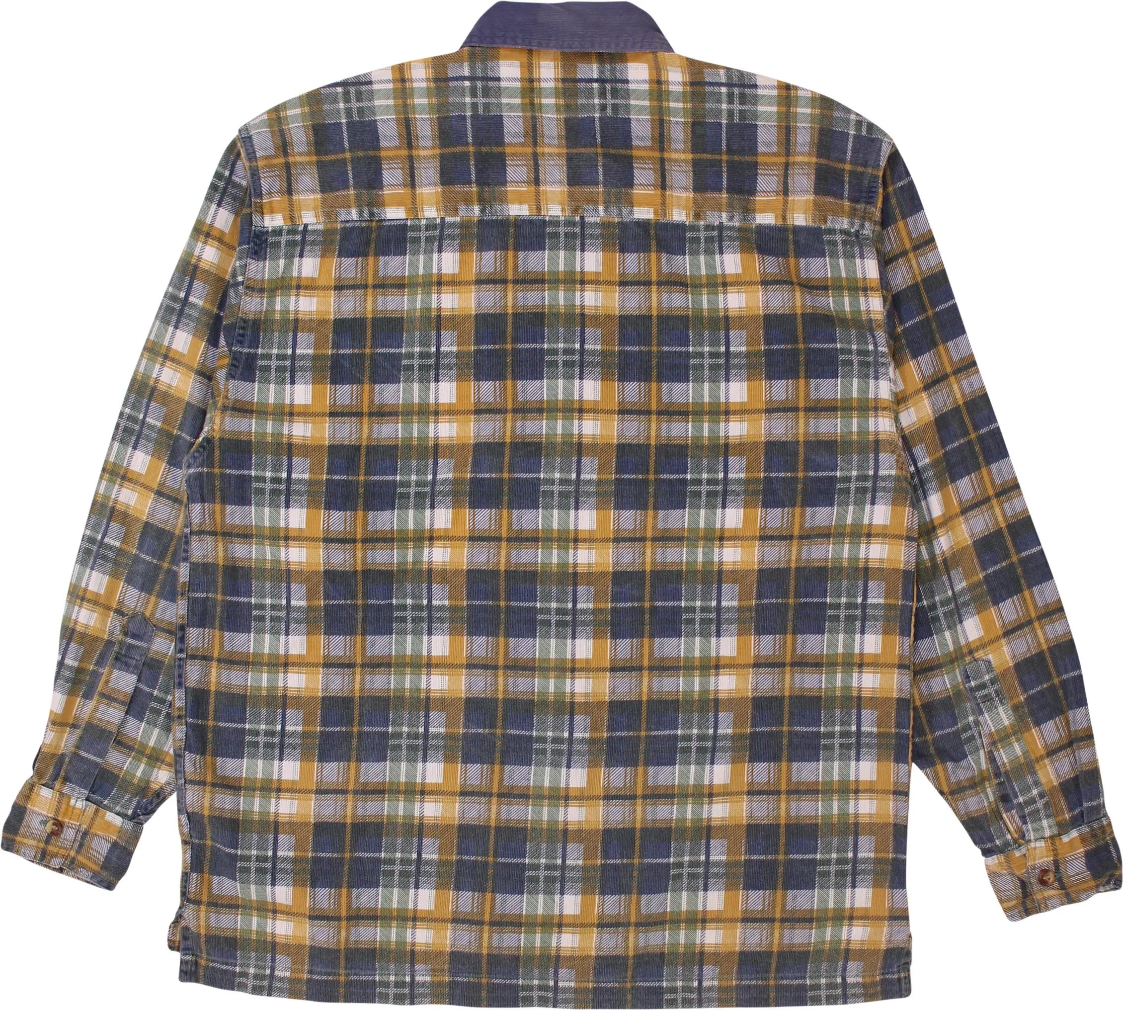 C&A - Vintage Zip Up Checked Shirt- ThriftTale.com - Vintage and second handclothing