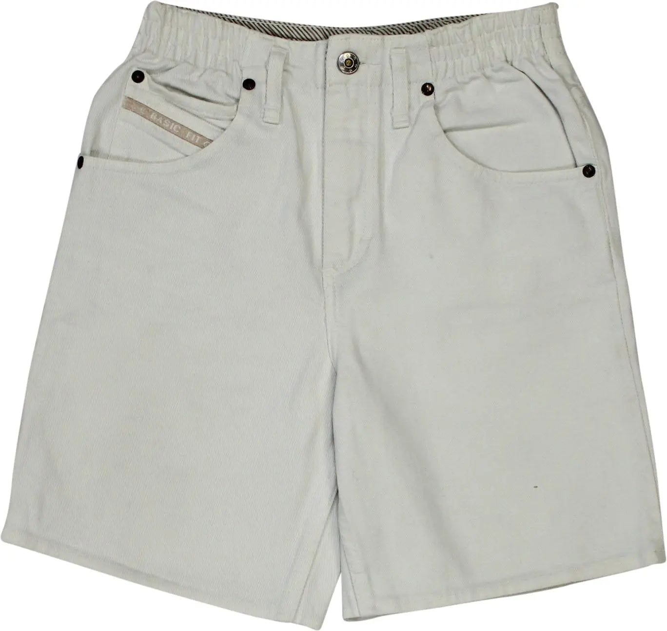 C&A - White Denim Shorts- ThriftTale.com - Vintage and second handclothing