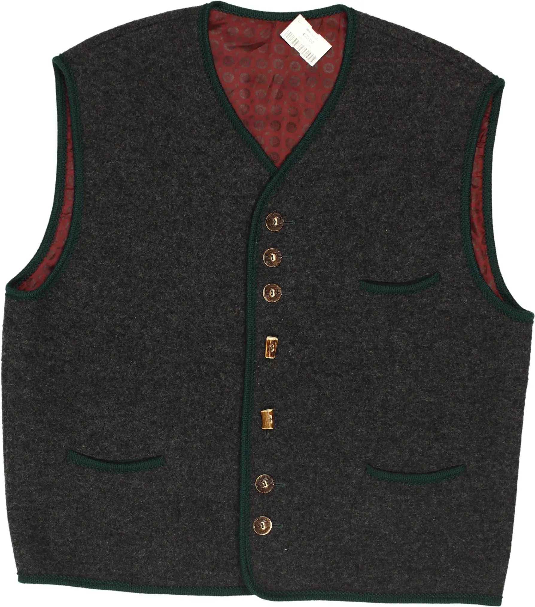 C&A - Wool Waistcoat- ThriftTale.com - Vintage and second handclothing