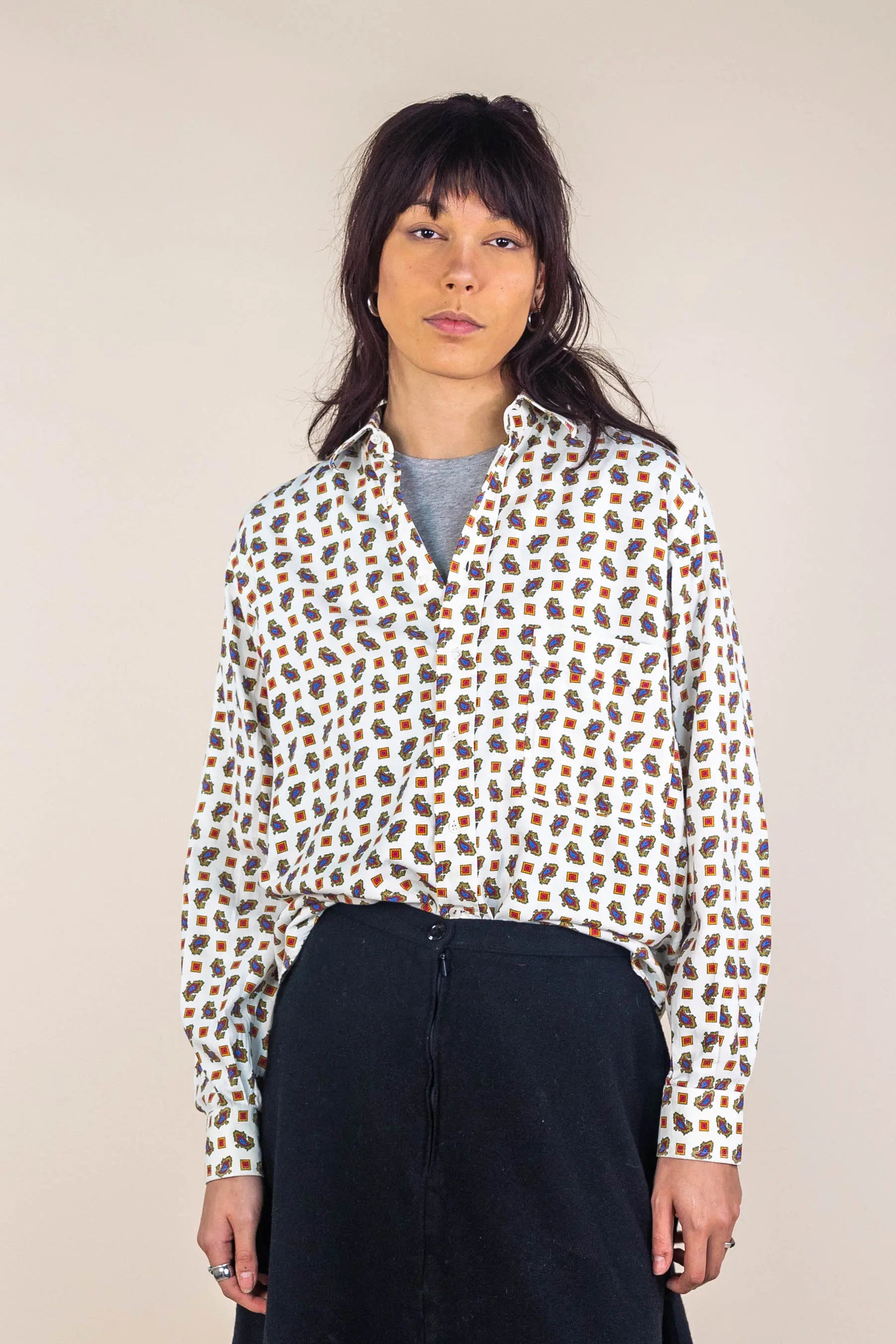 Cárrel - 70s Shirt- ThriftTale.com - Vintage and second handclothing