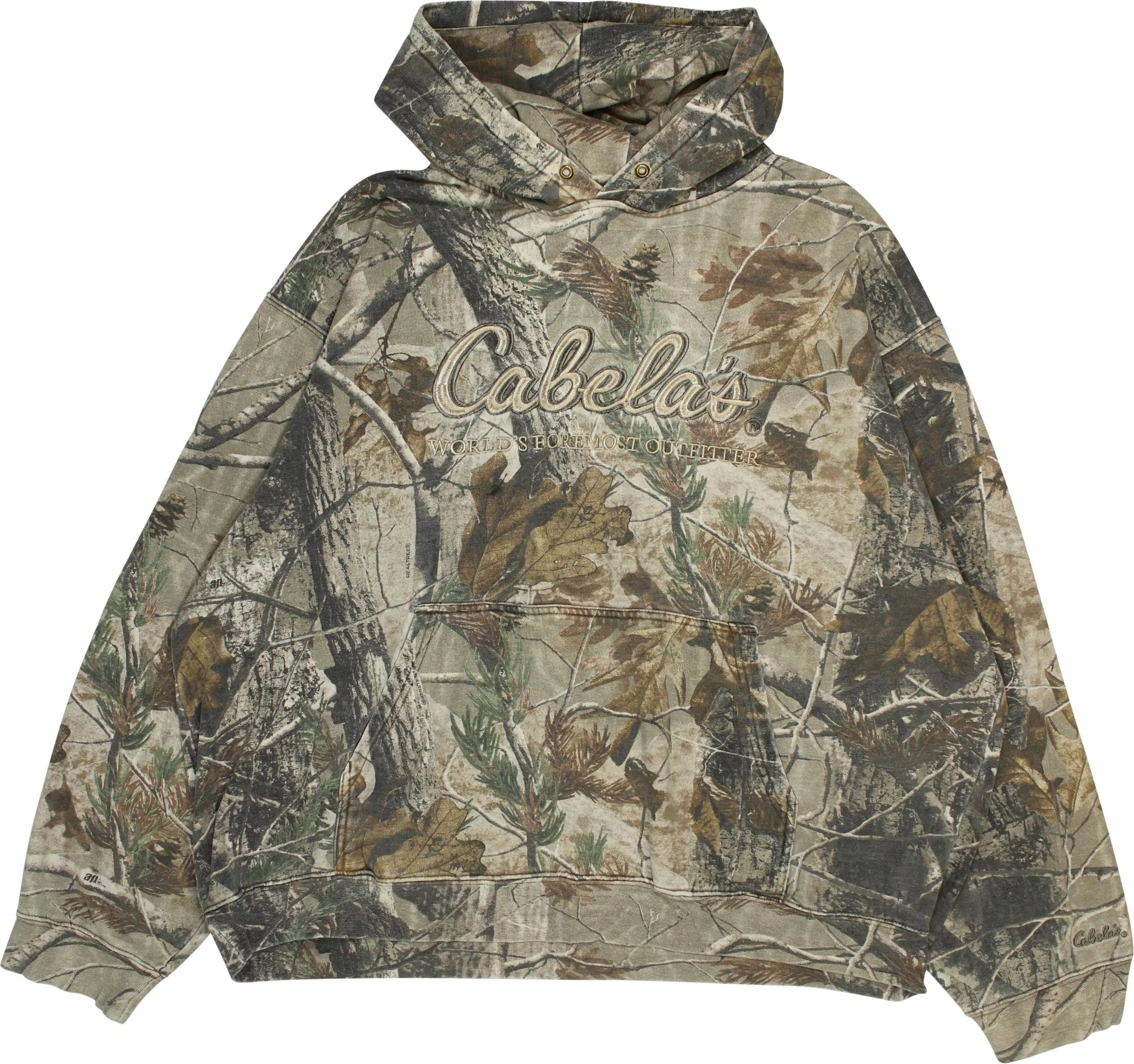 Cabela's - 90s Cabela's Hoodie- ThriftTale.com - Vintage and second handclothing