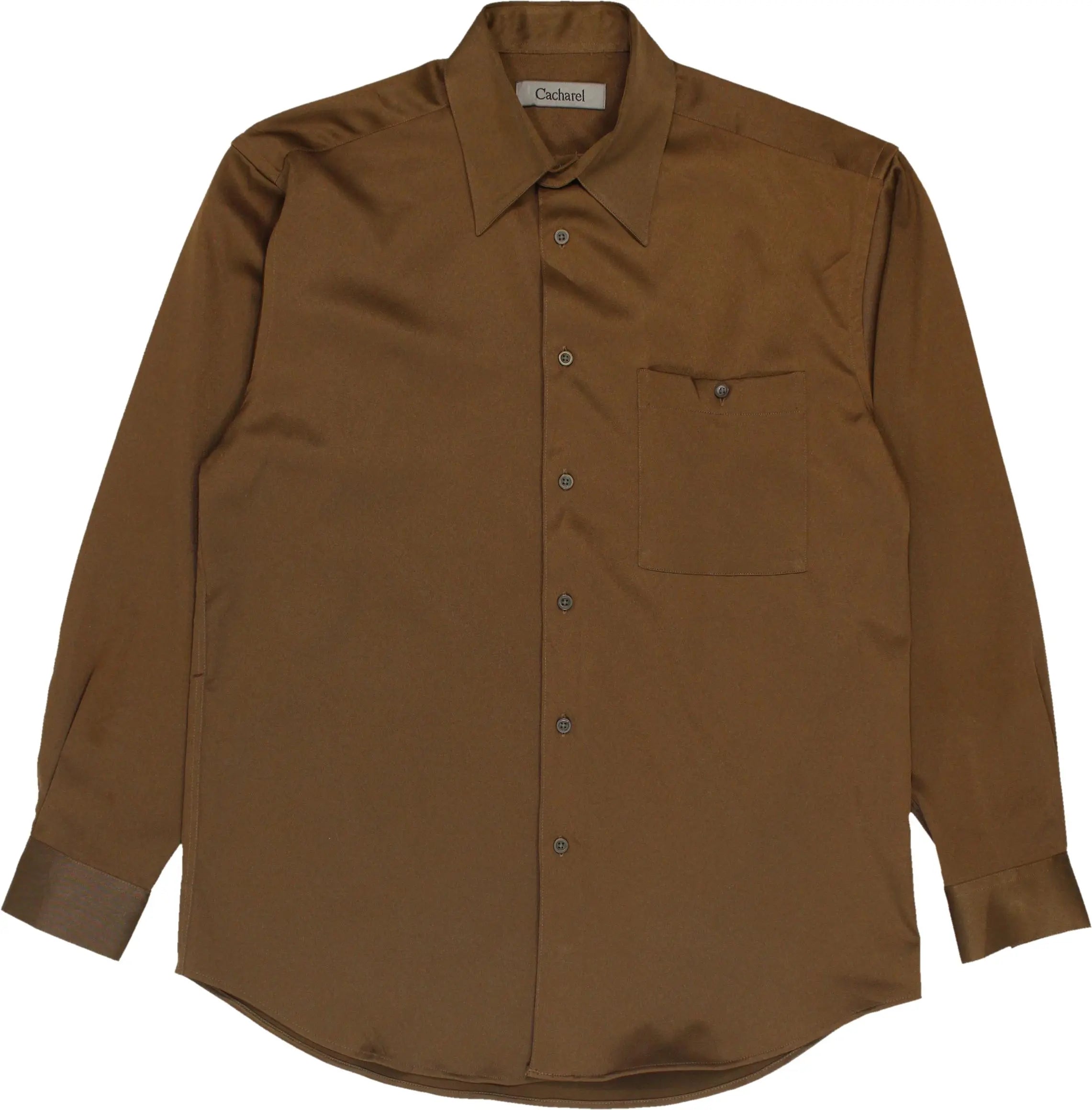 Cacharel - Brown Shirt- ThriftTale.com - Vintage and second handclothing