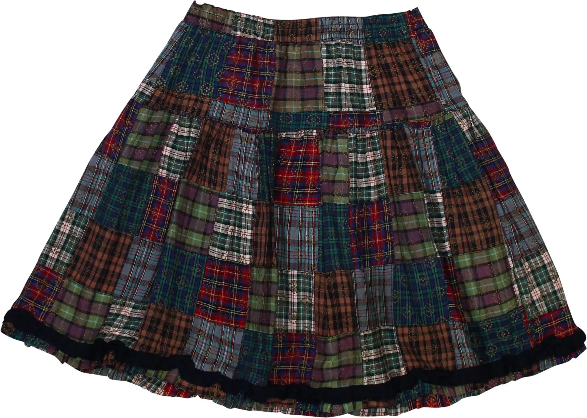 Cacharel - Checked Skirt by Cacharel- ThriftTale.com - Vintage and second handclothing