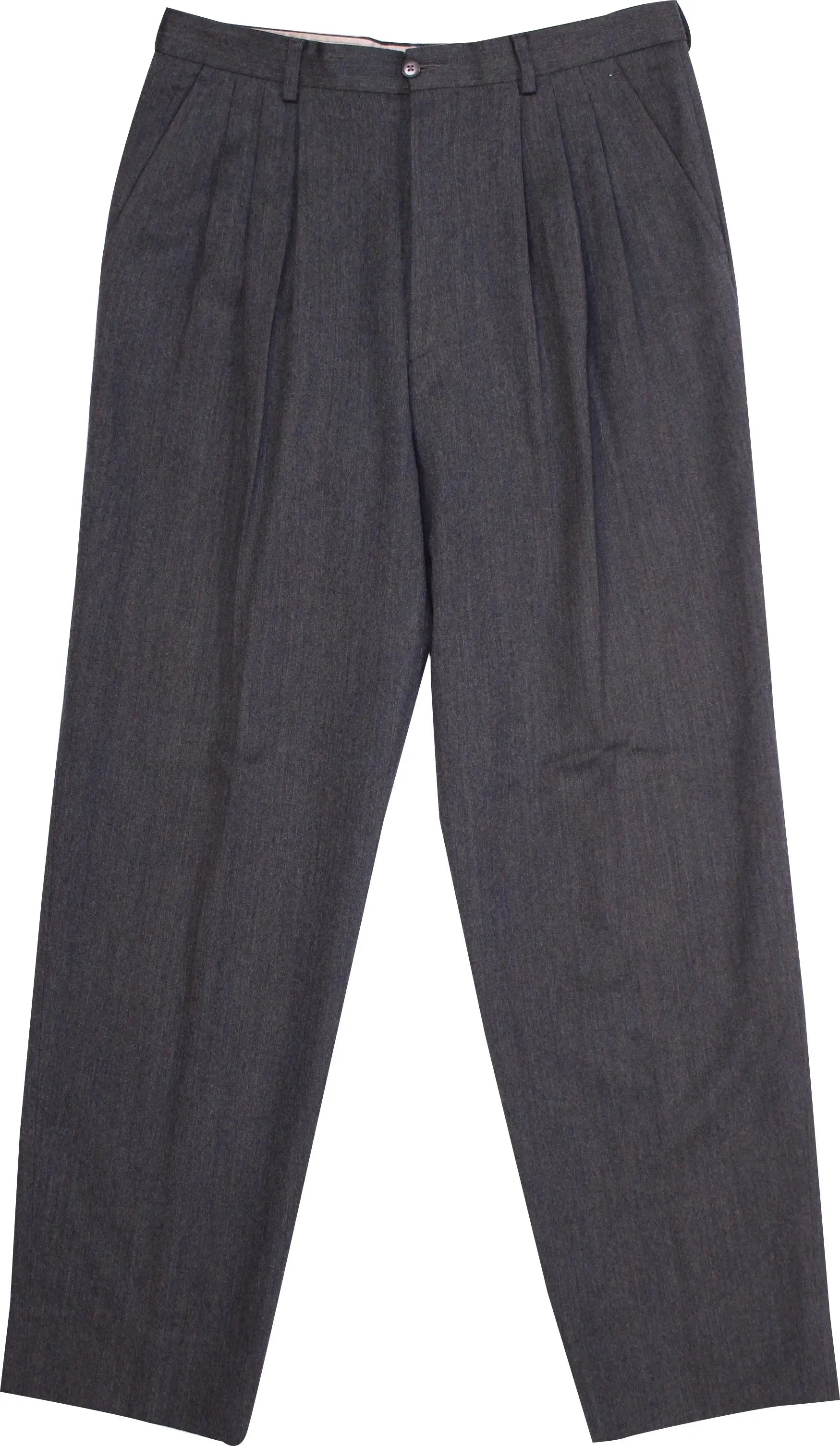 Cacharel - Grey Trousers by Cacharel- ThriftTale.com - Vintage and second handclothing