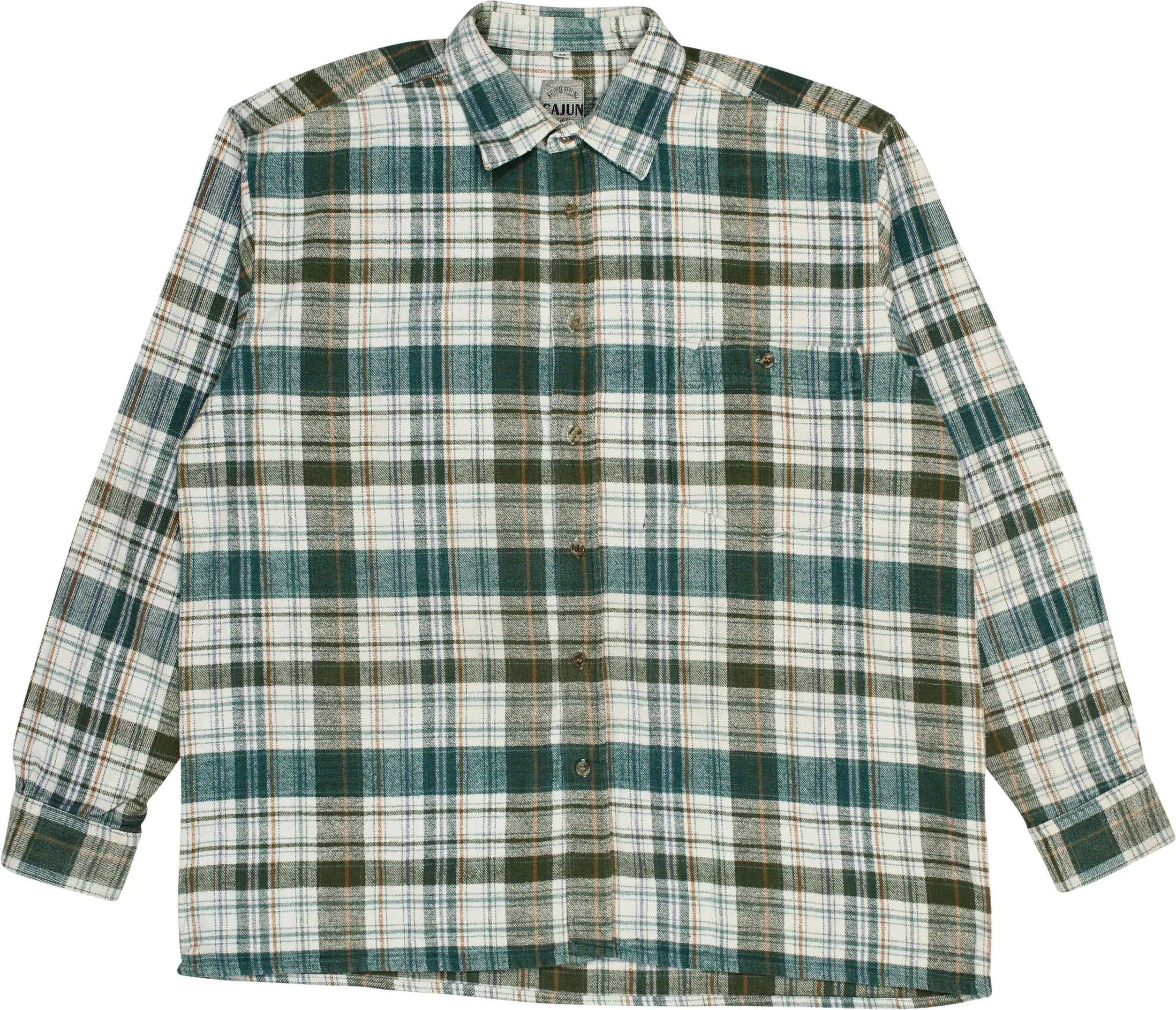 Cajun - Vintage Flannel Checked Shirt- ThriftTale.com - Vintage and second handclothing