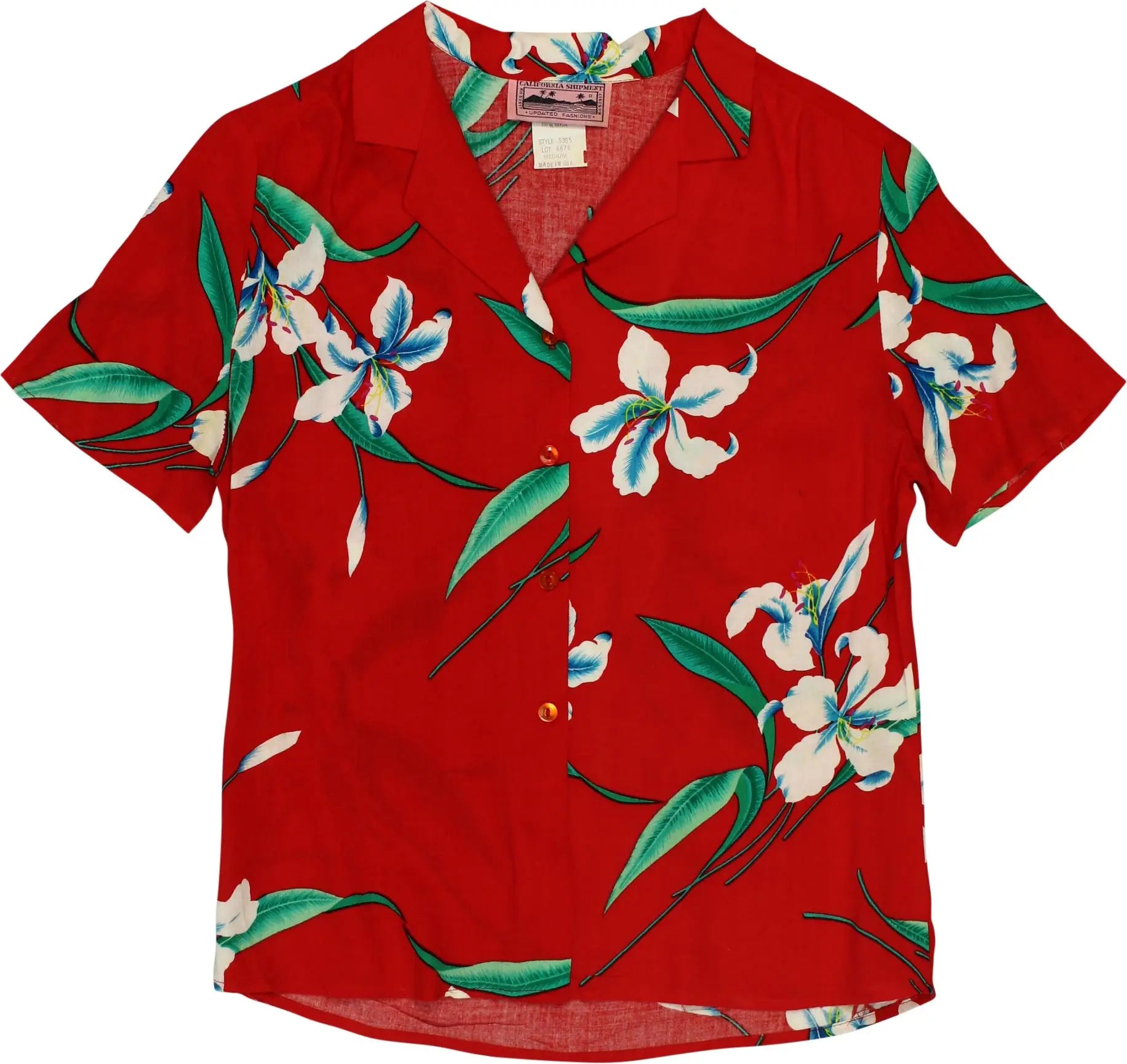 California Shipment - 90s Hawaii Floral Shirt- ThriftTale.com - Vintage and second handclothing