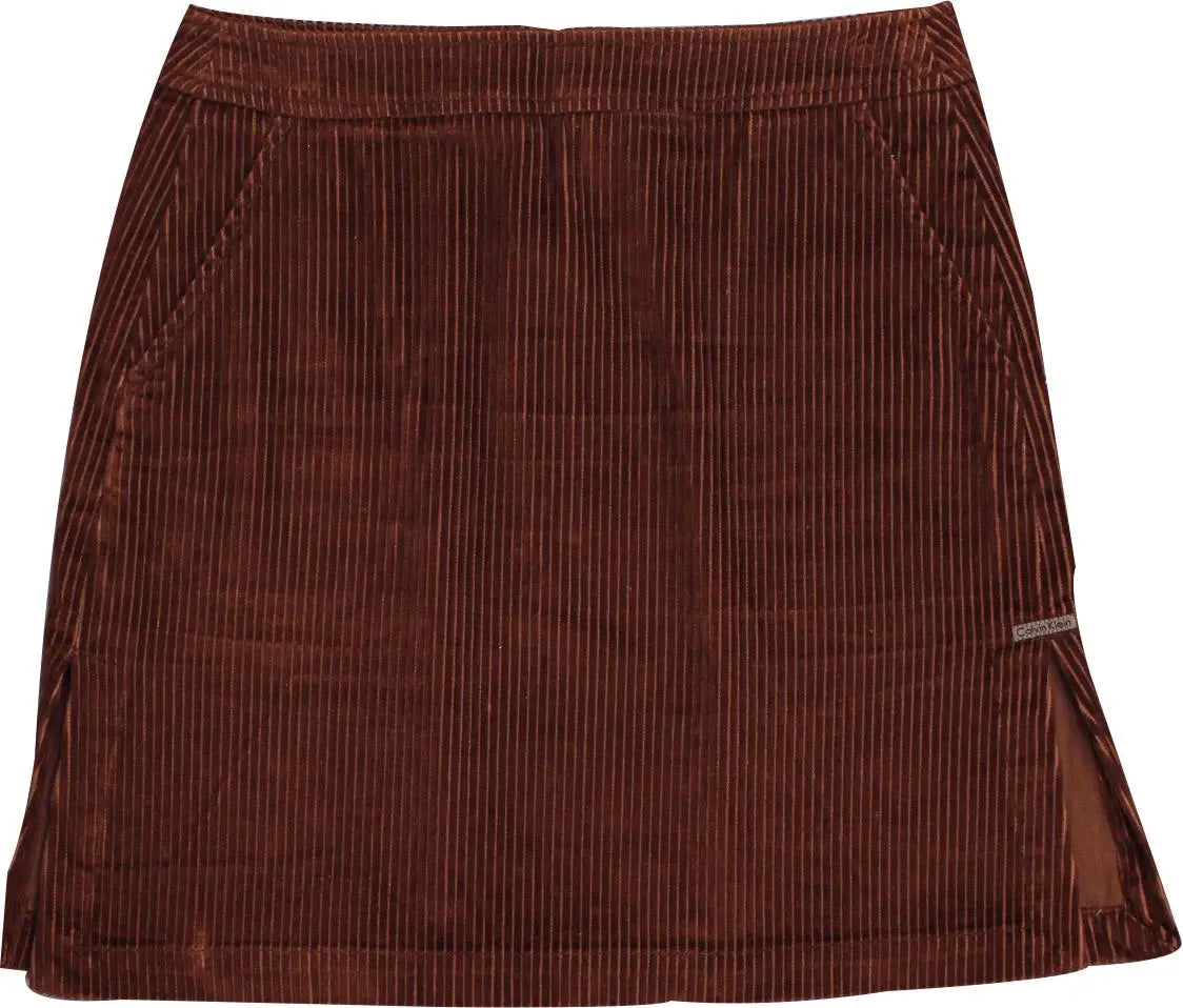 Calvin Klein - Corduroy Skirt by Calvin Klein- ThriftTale.com - Vintage and second handclothing