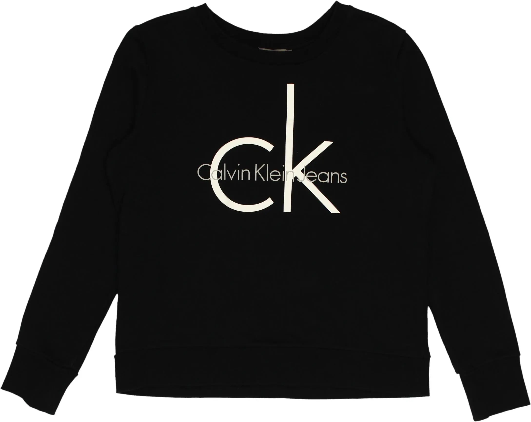 Calvin Klein Jeans - Black Calvin Klein sweater- ThriftTale.com - Vintage and second handclothing