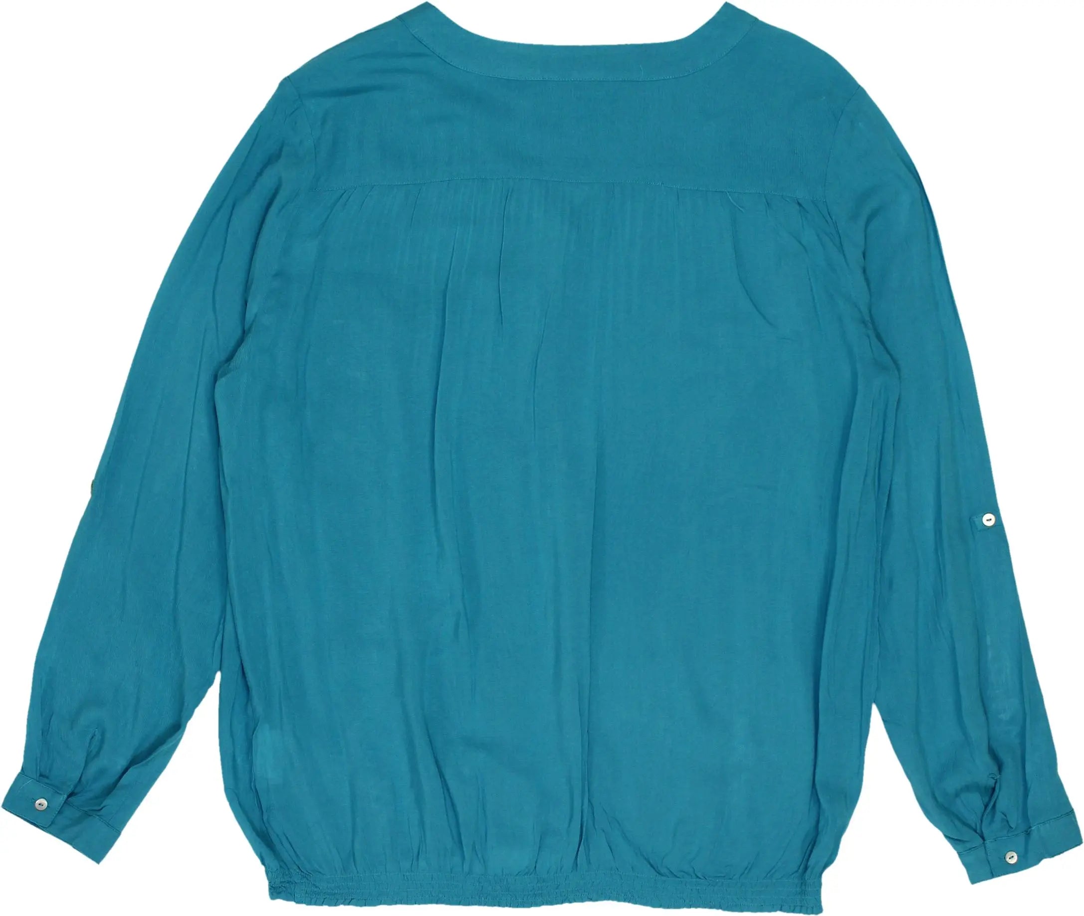 Camaieu - Blue Blouse- ThriftTale.com - Vintage and second handclothing