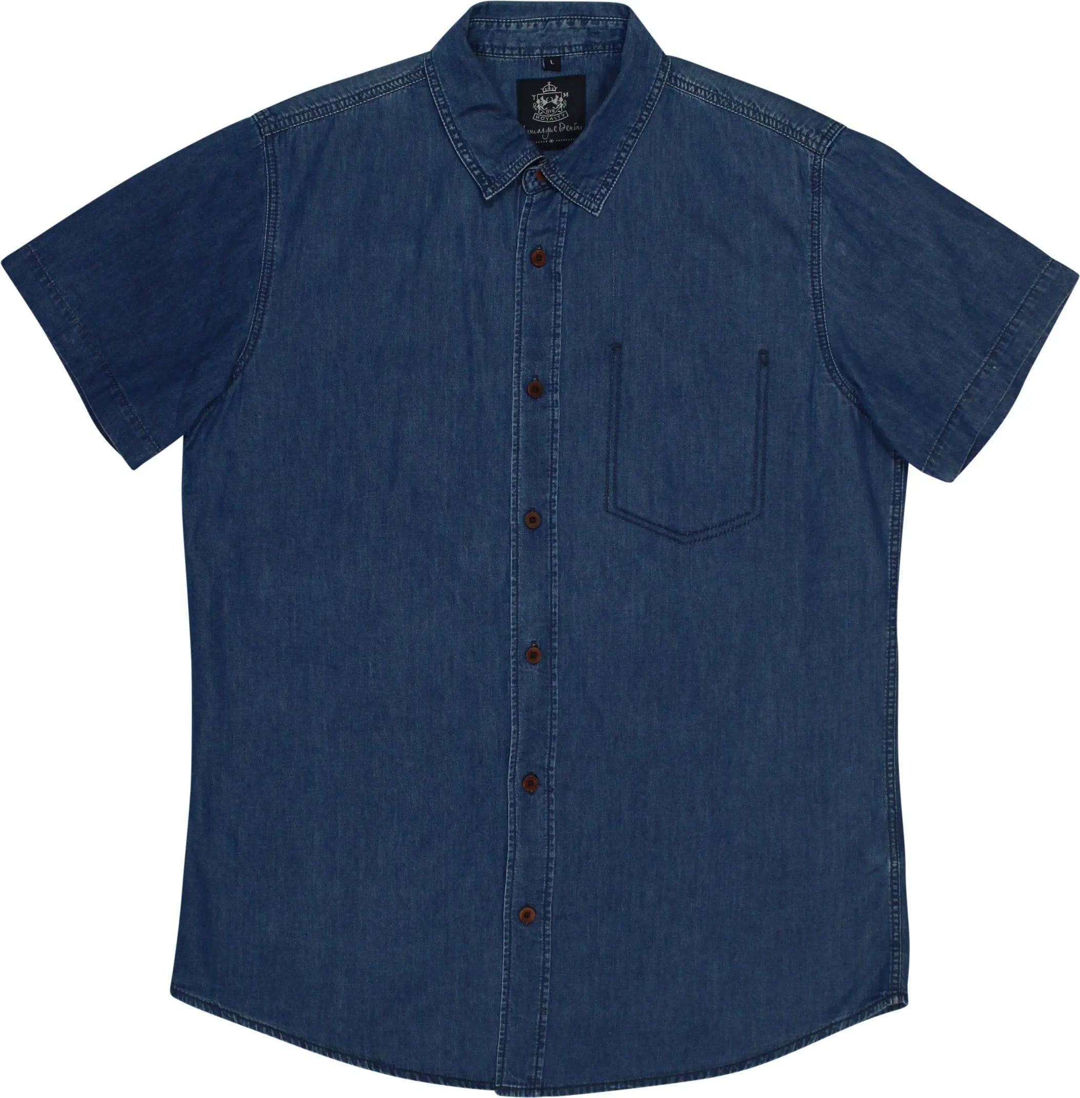 Camargue Denim - Denim Short Sleeve Shirt- ThriftTale.com - Vintage and second handclothing