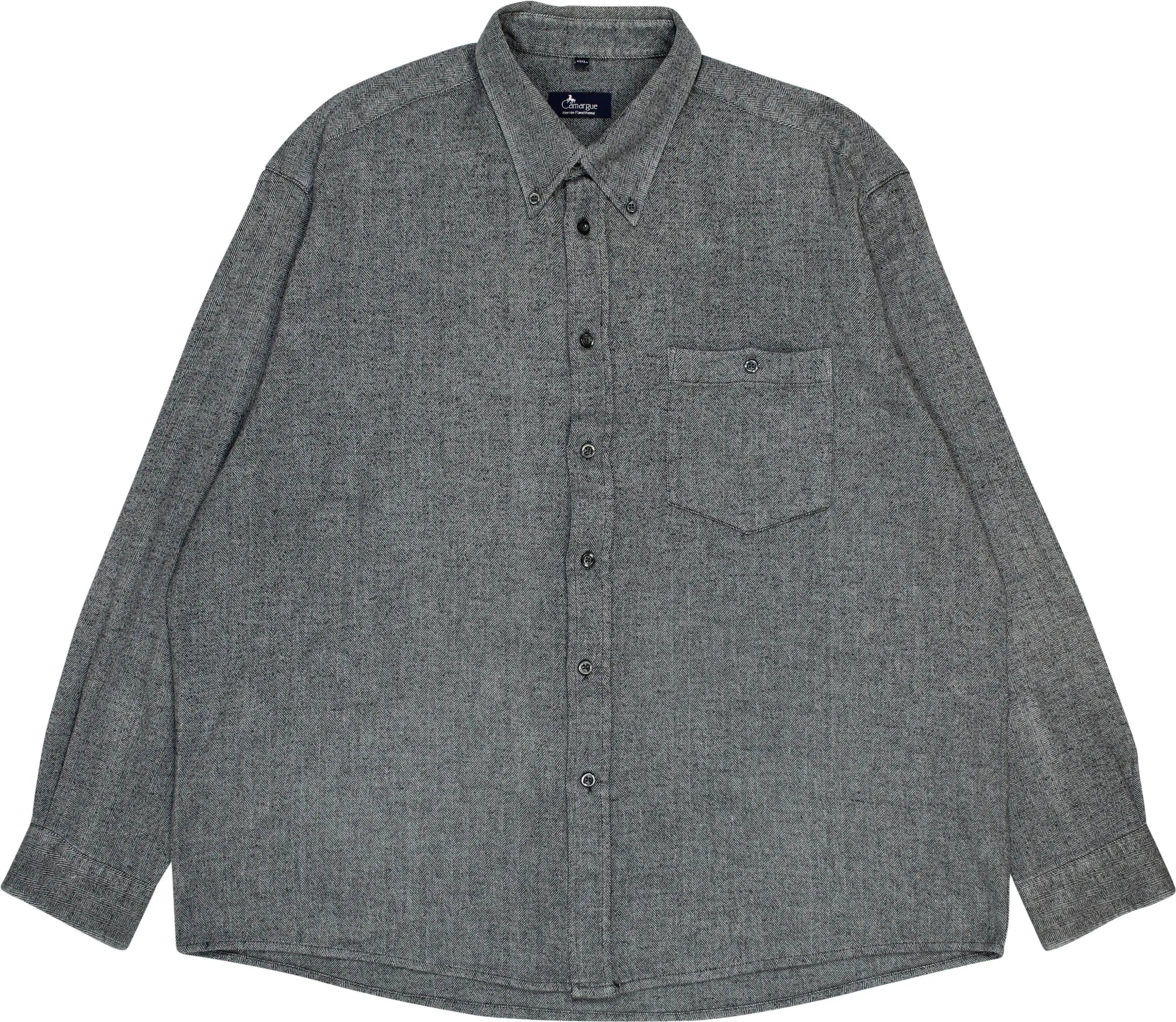 Camargue - Grey Casual Shirt- ThriftTale.com - Vintage and second handclothing