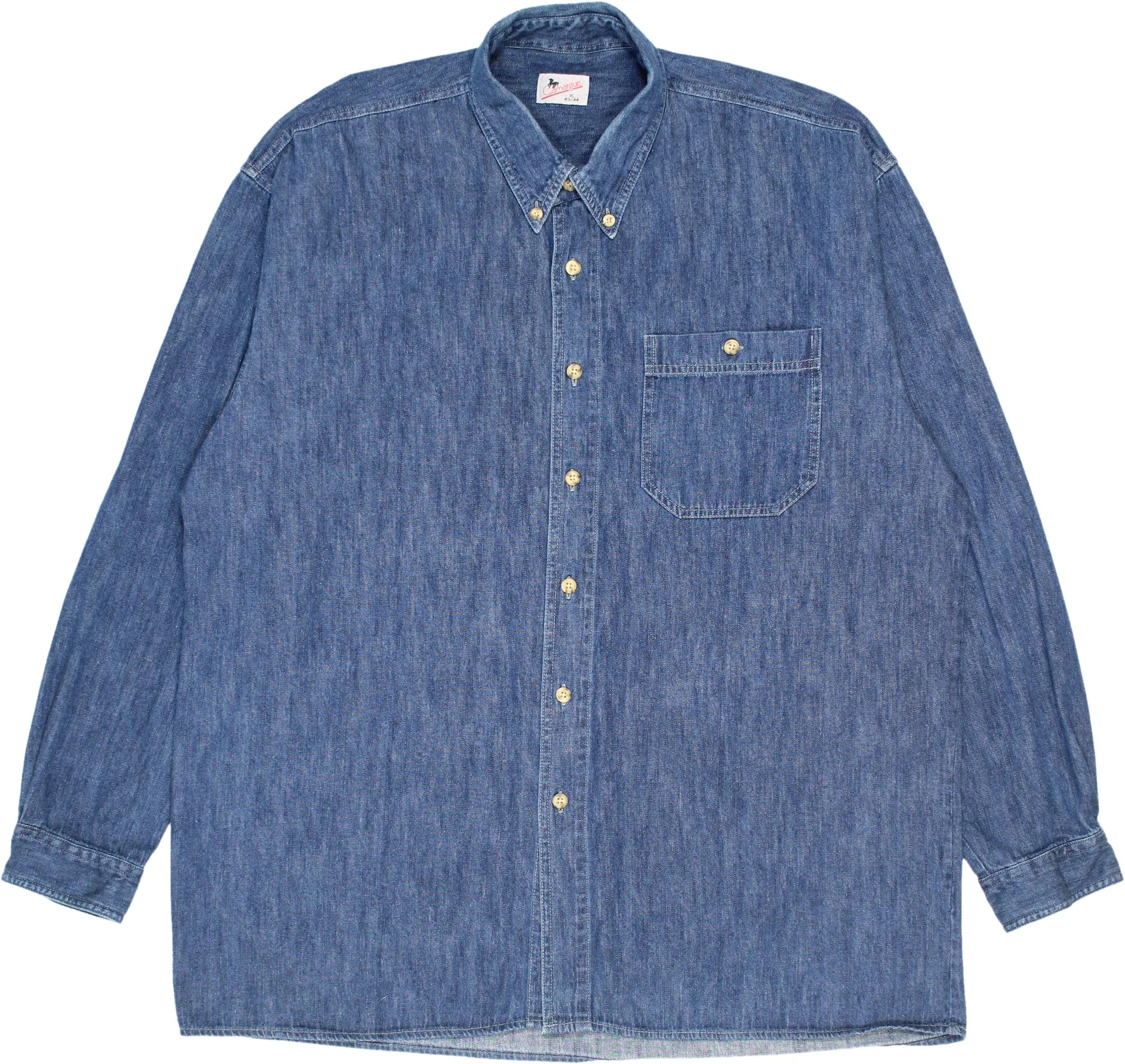 Camargue - Vintage Denim Shirt- ThriftTale.com - Vintage and second handclothing