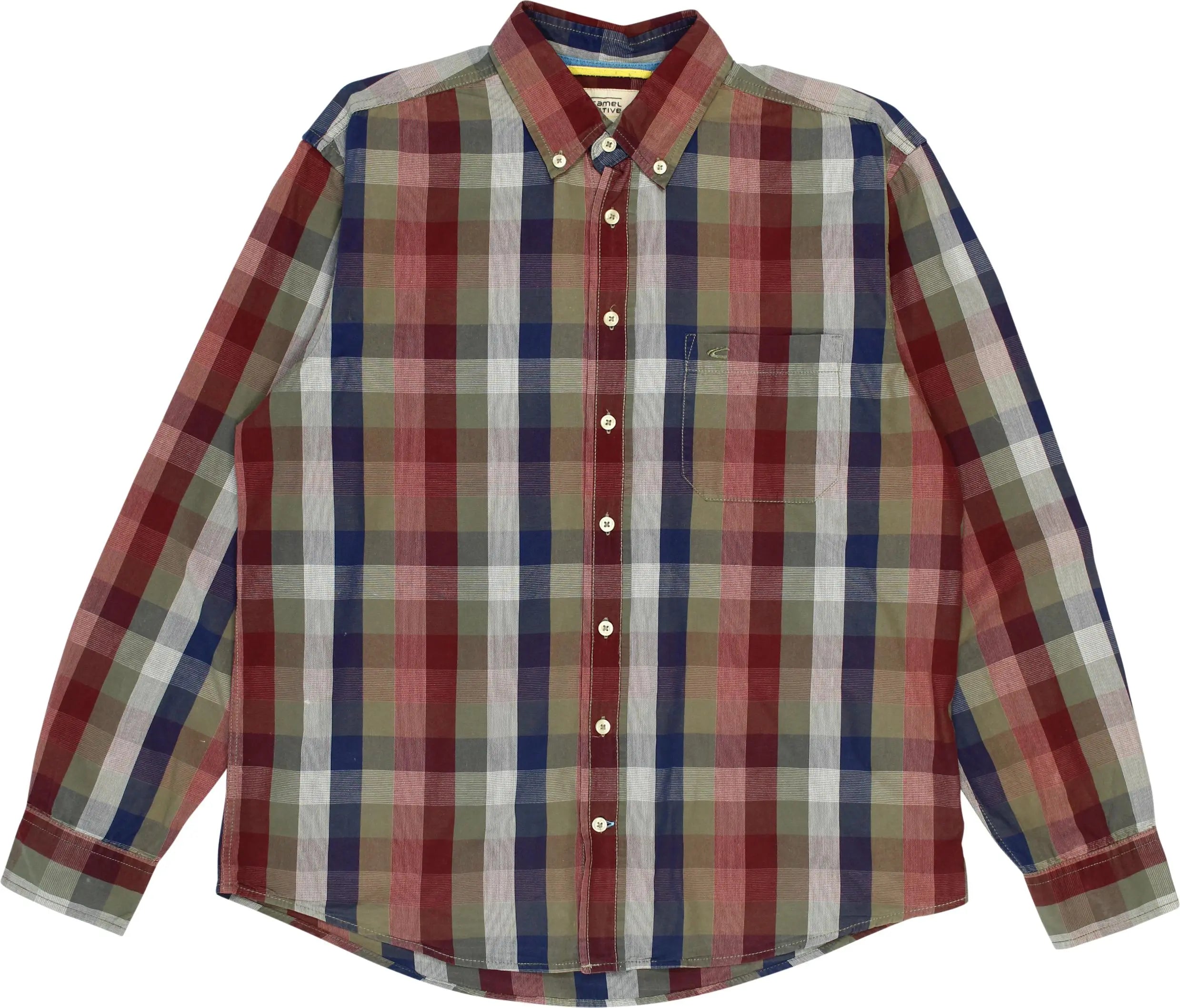 Camel Active - Checkered Shirt by Camel Active- ThriftTale.com - Vintage and second handclothing