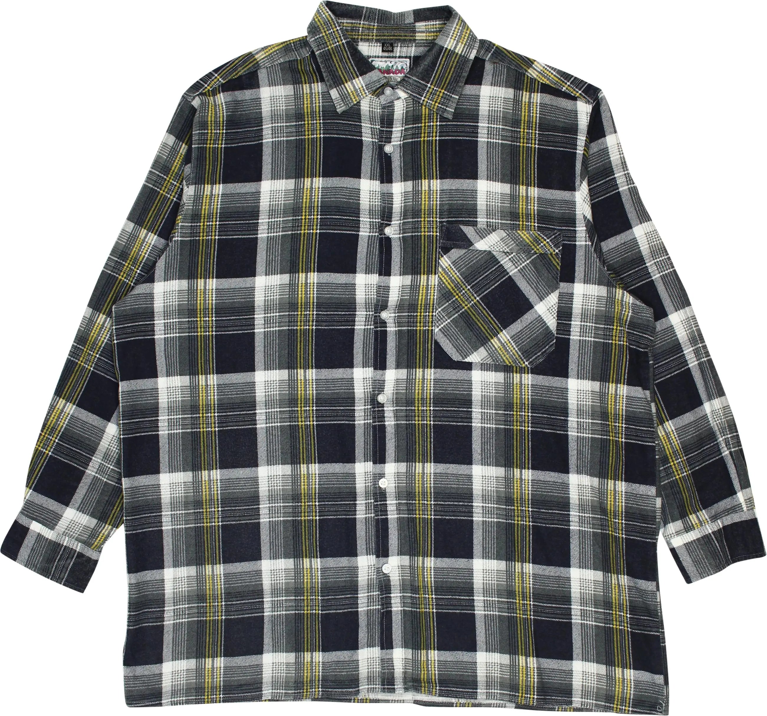 Canada Forest - Checkered Flannel Shirt- ThriftTale.com - Vintage and second handclothing