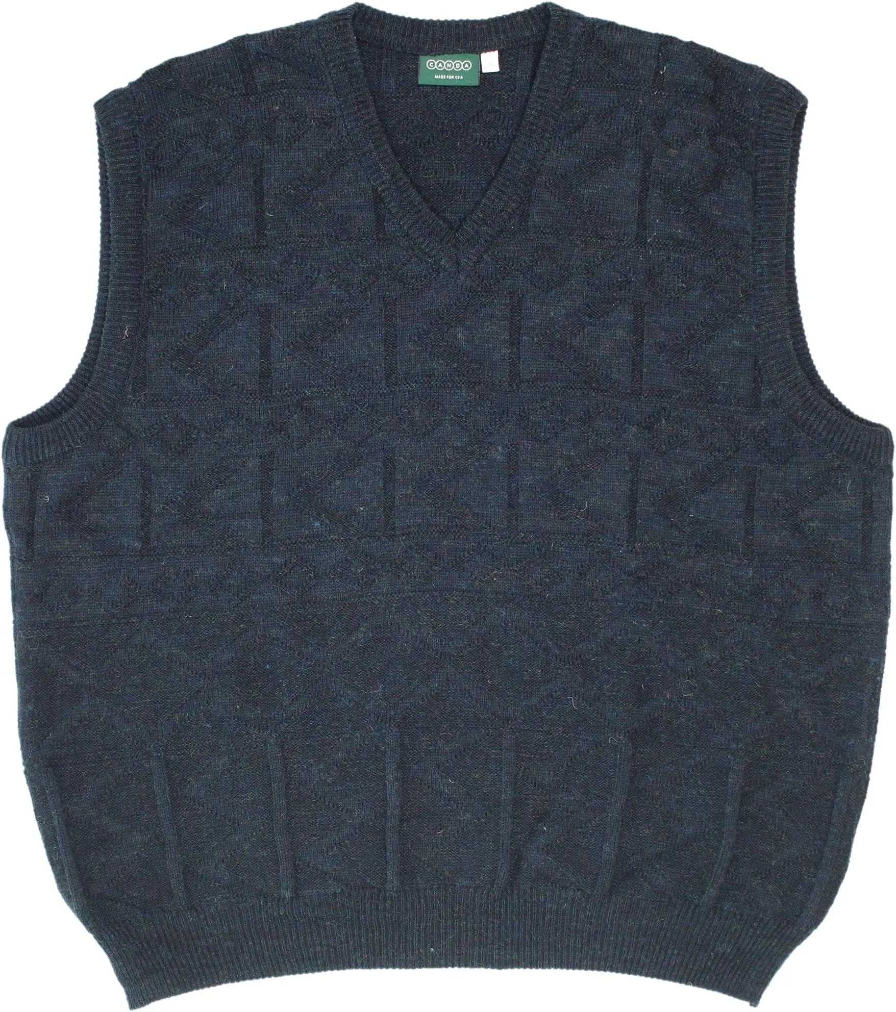 Canda - 90s Knitted Vest- ThriftTale.com - Vintage and second handclothing