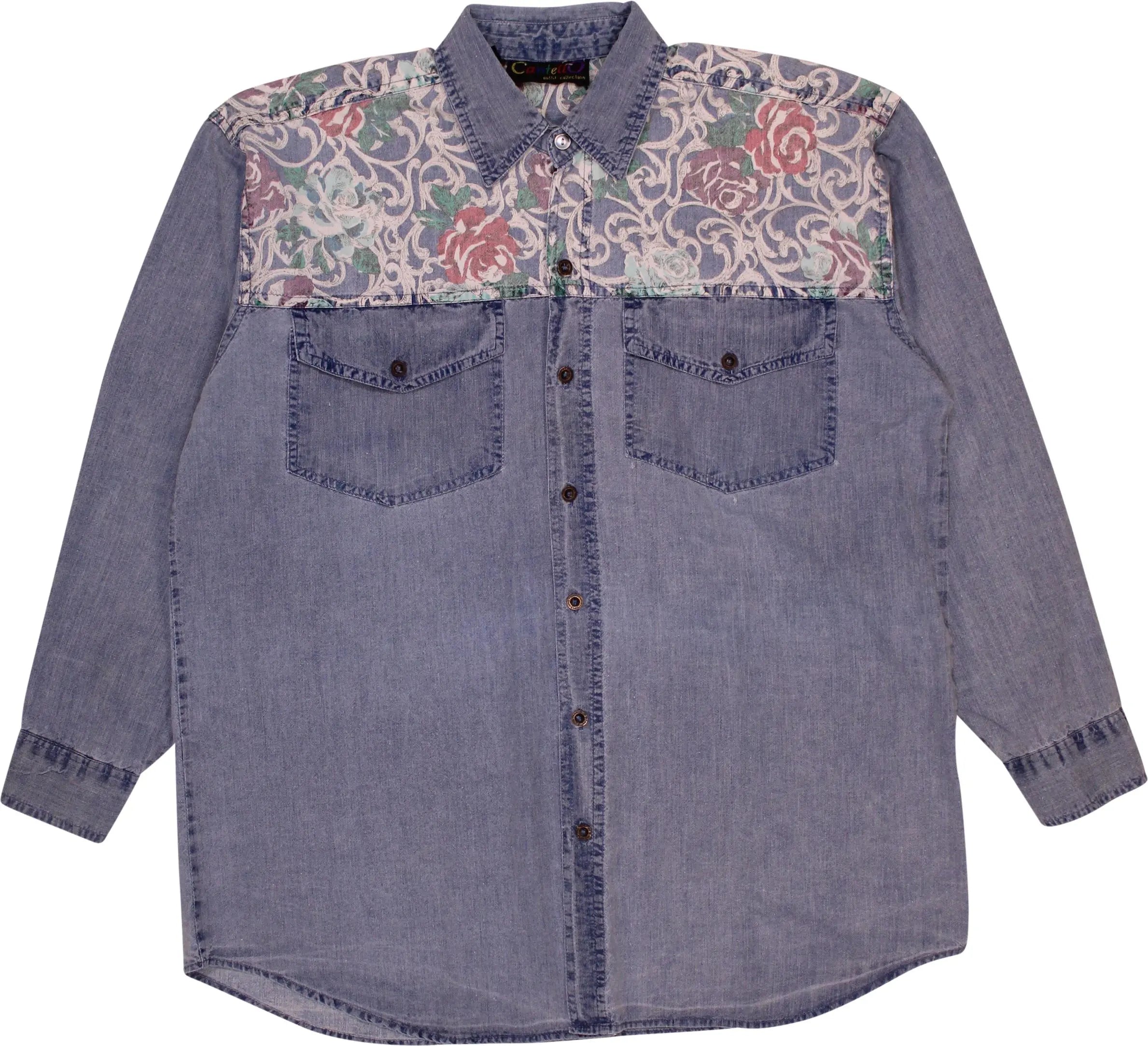Cantello - Denim Shirt- ThriftTale.com - Vintage and second handclothing