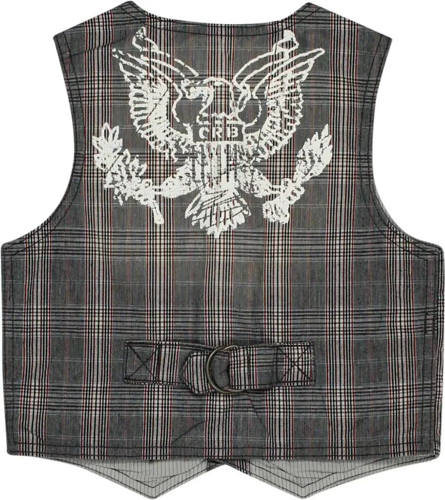 Carbone - Waistcoat- ThriftTale.com - Vintage and second handclothing