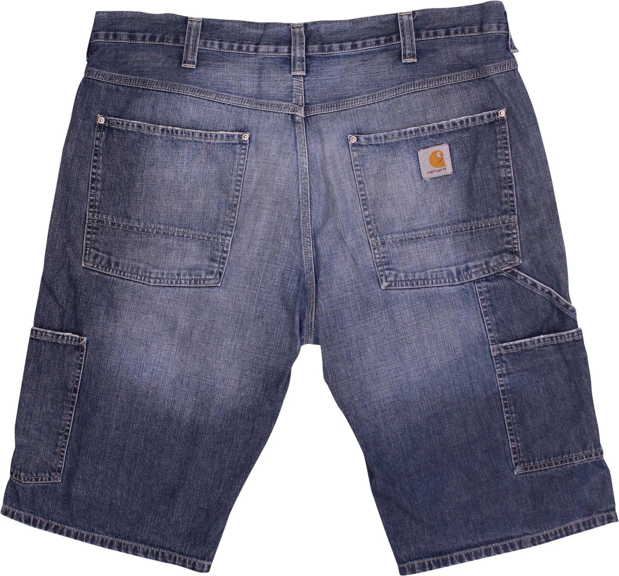 Carhartt - Blue Denim Shorts by Carhartt- ThriftTale.com - Vintage and second handclothing